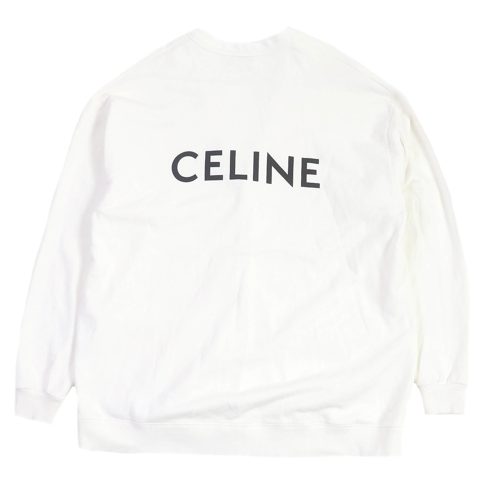 Celine Cotton Oversized Cardigan White S