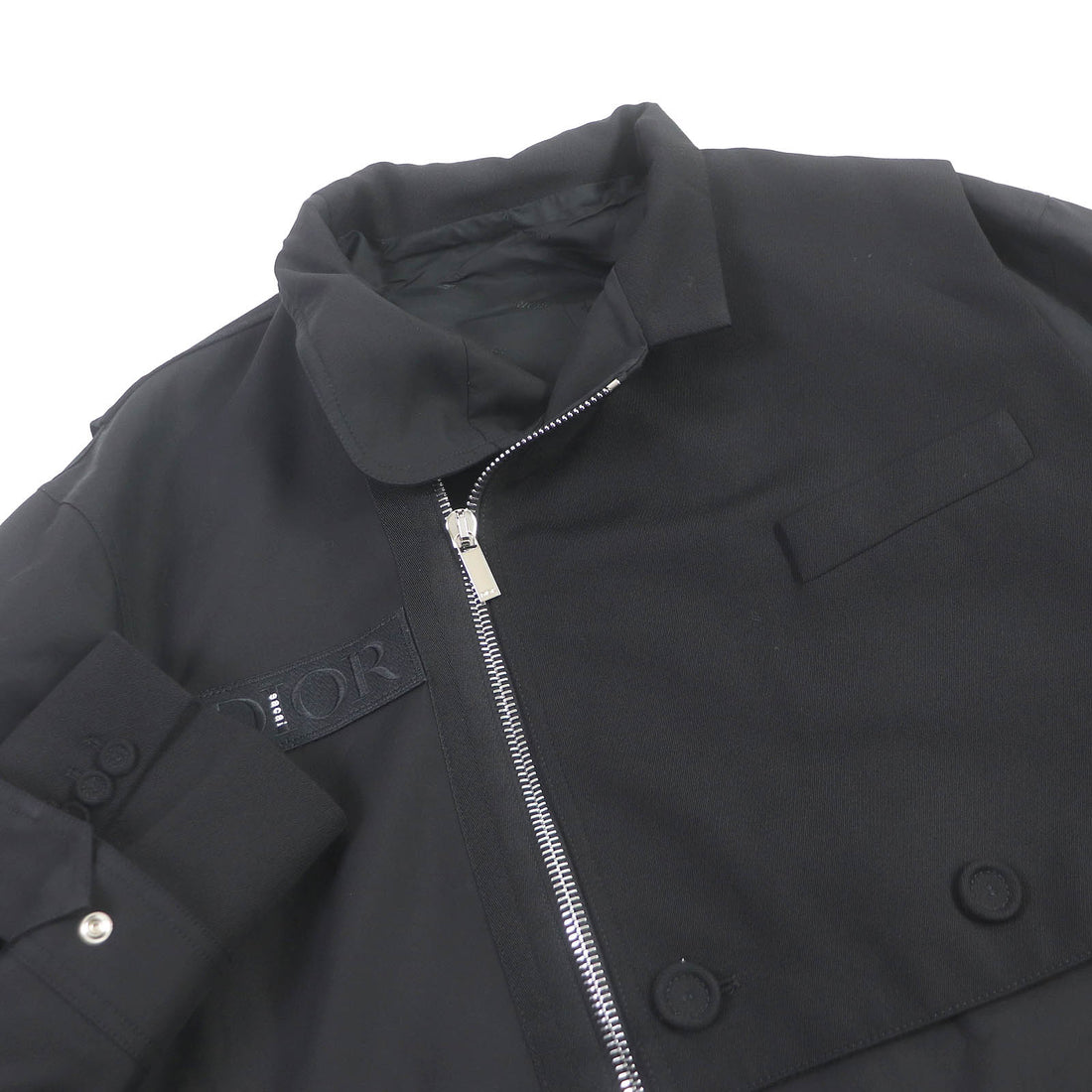 Dior sacai Parka Cotton Coat Black 50