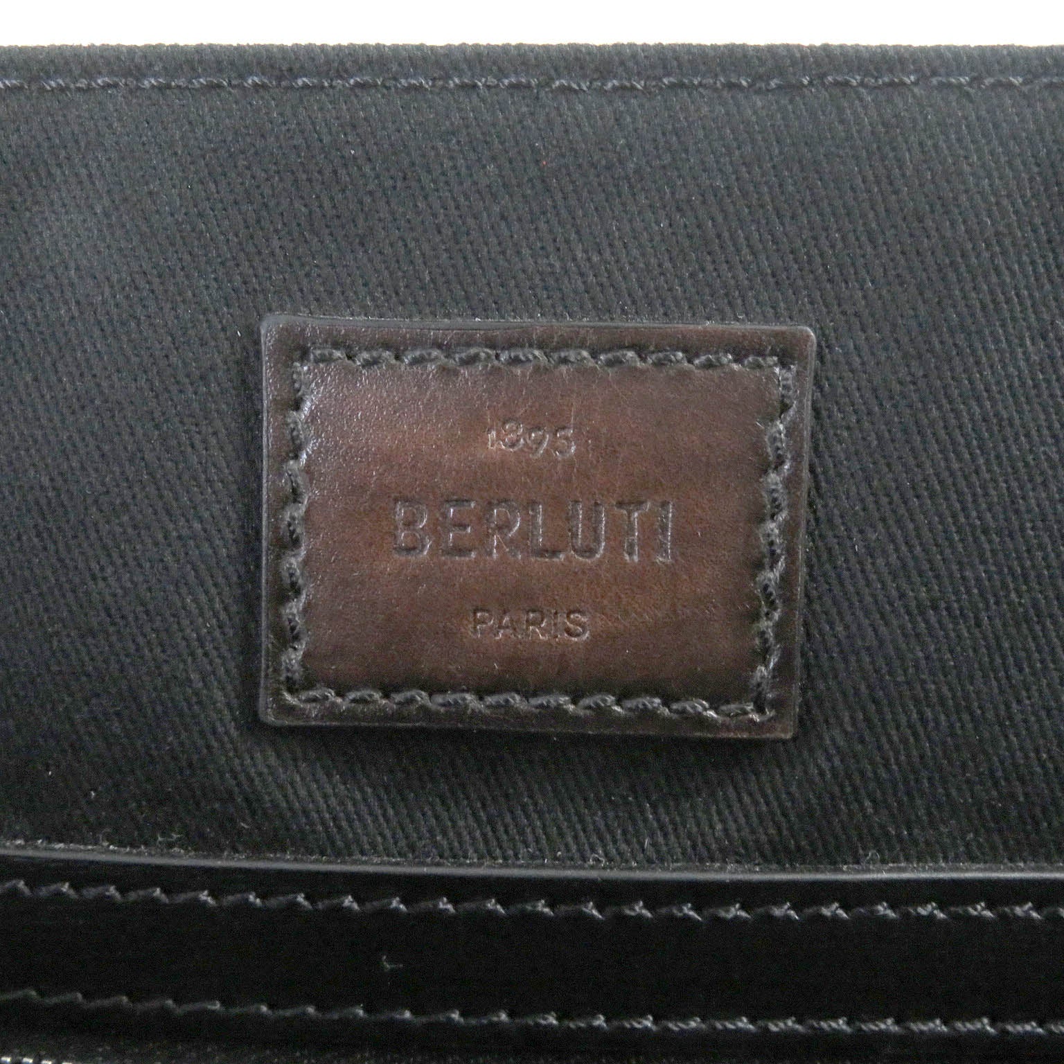 Berluti Ulysse Logo Print Canvas 2WAY Bag