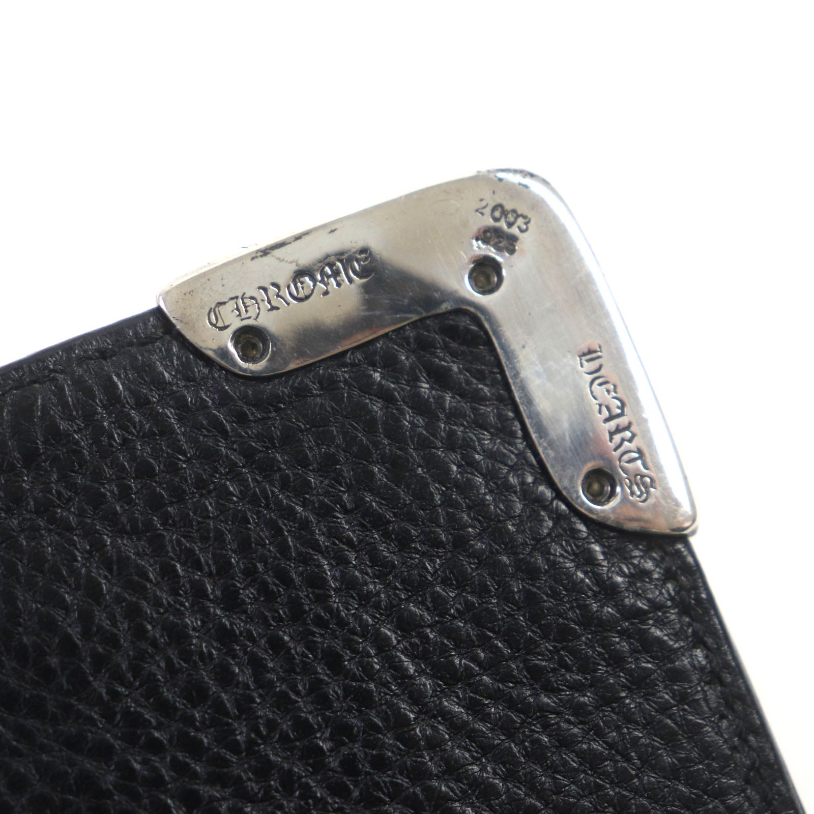 Black Leather Alligator Croc Bi-Fold Wallet