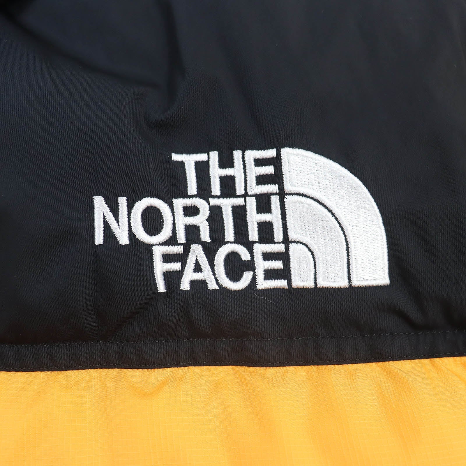 The North Face Nuptse Jacket XL Yellow Black