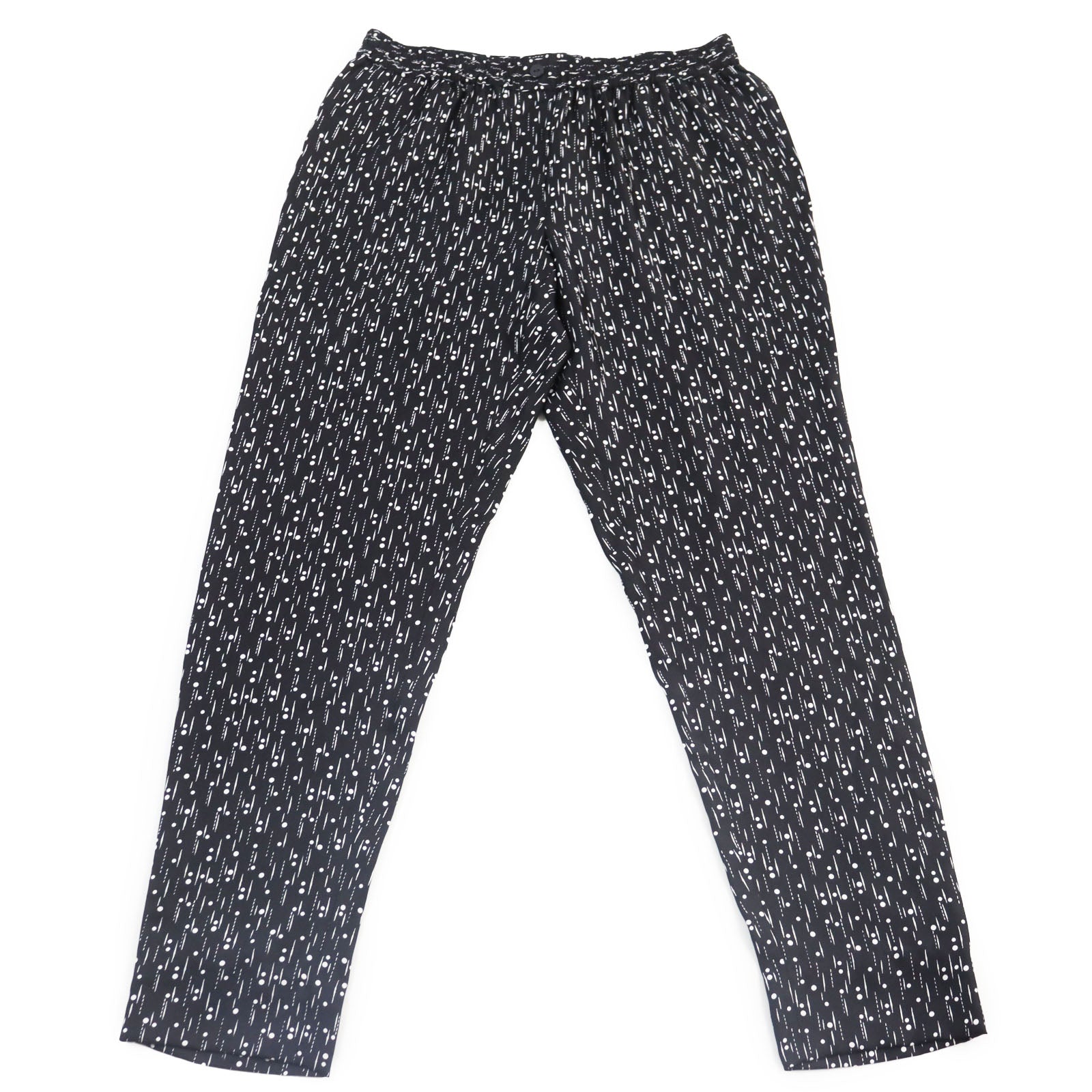 Dolce & Gabbana Silk Dot Side Line Pants