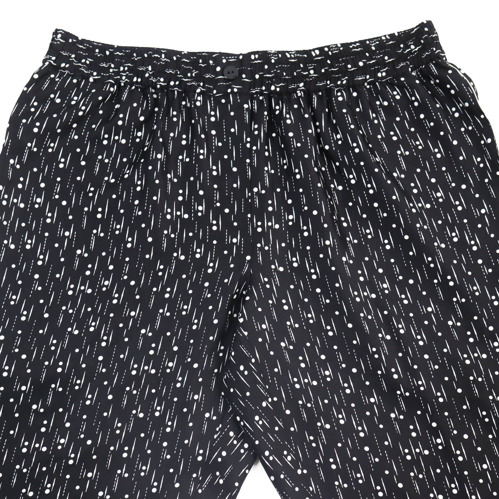 Dolce & Gabbana Silk Dot Side Line Pants