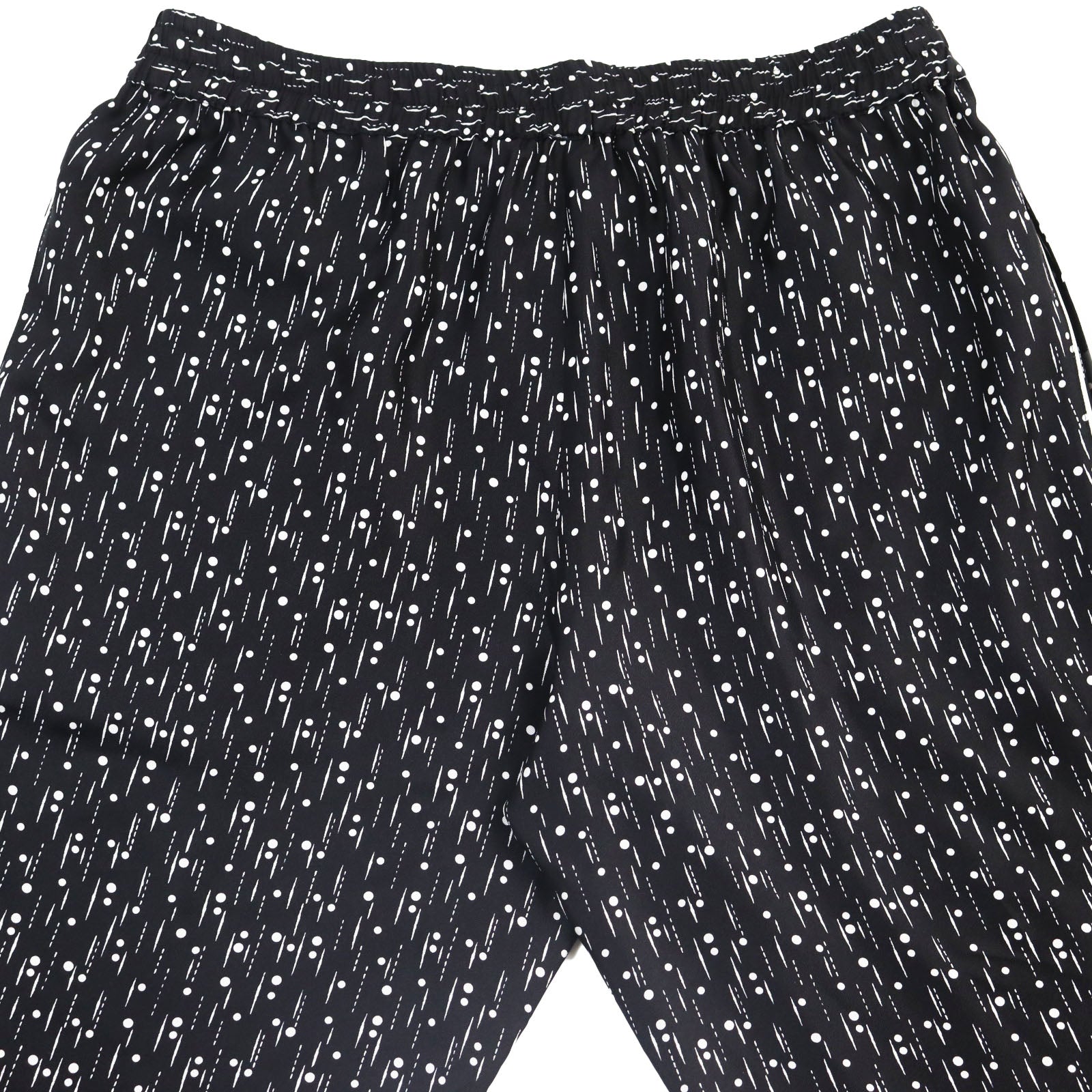 Dolce & Gabbana Silk Dot Side Line Pants