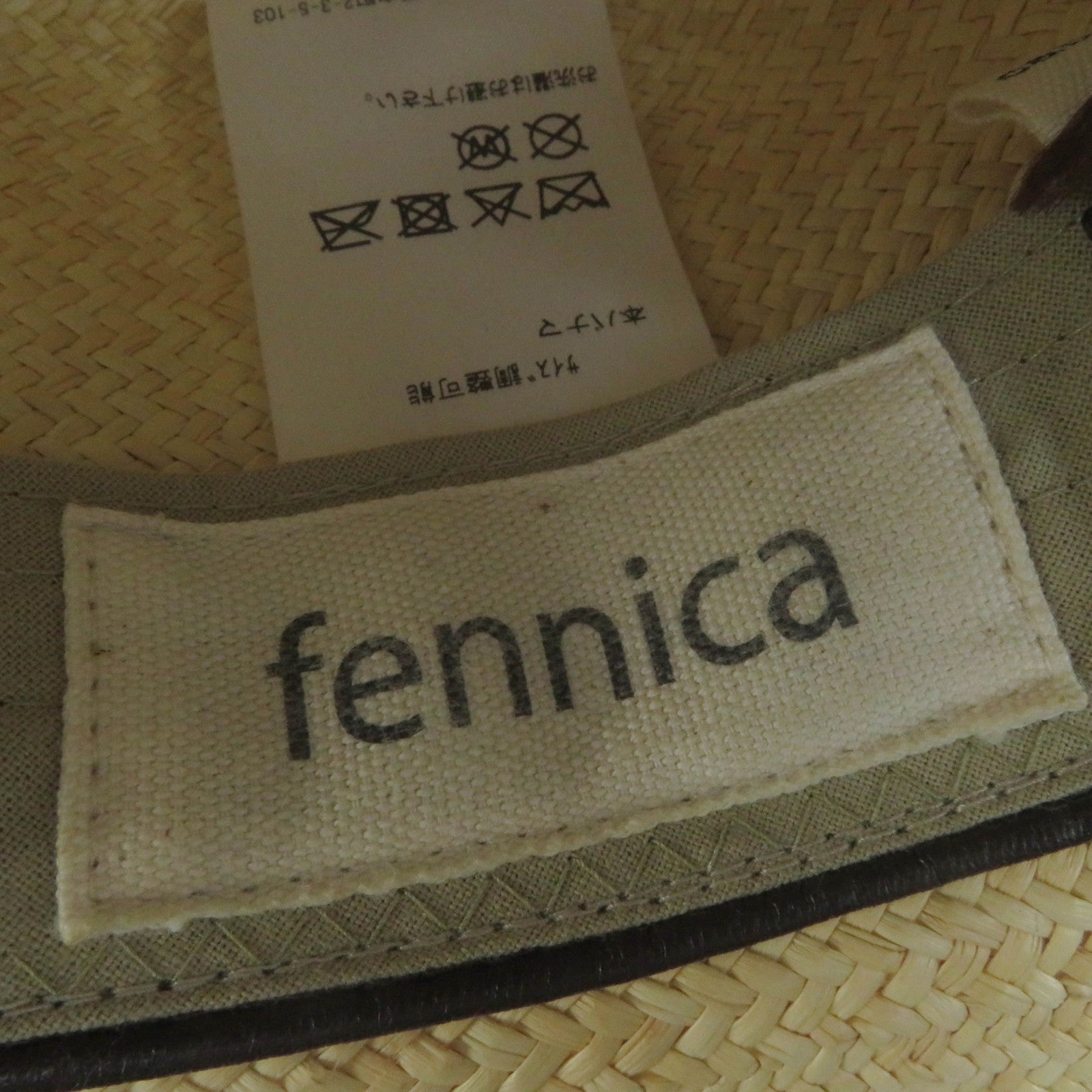 Fennica Panama Hat with Ribbon, Made in Japan