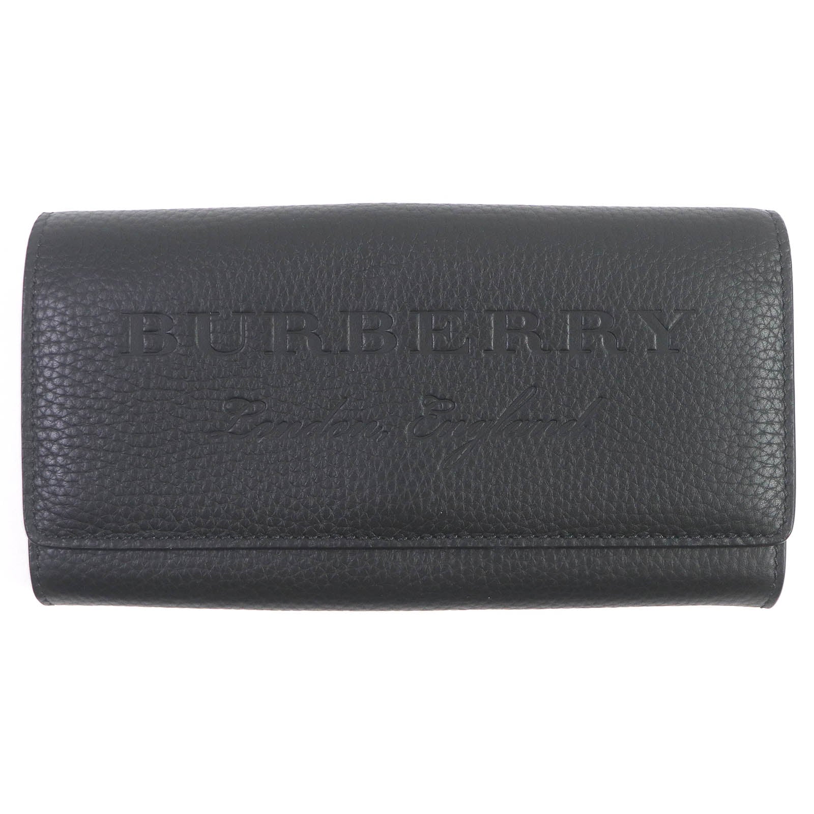 Burberry Leather Flap Long Wallet 8052834