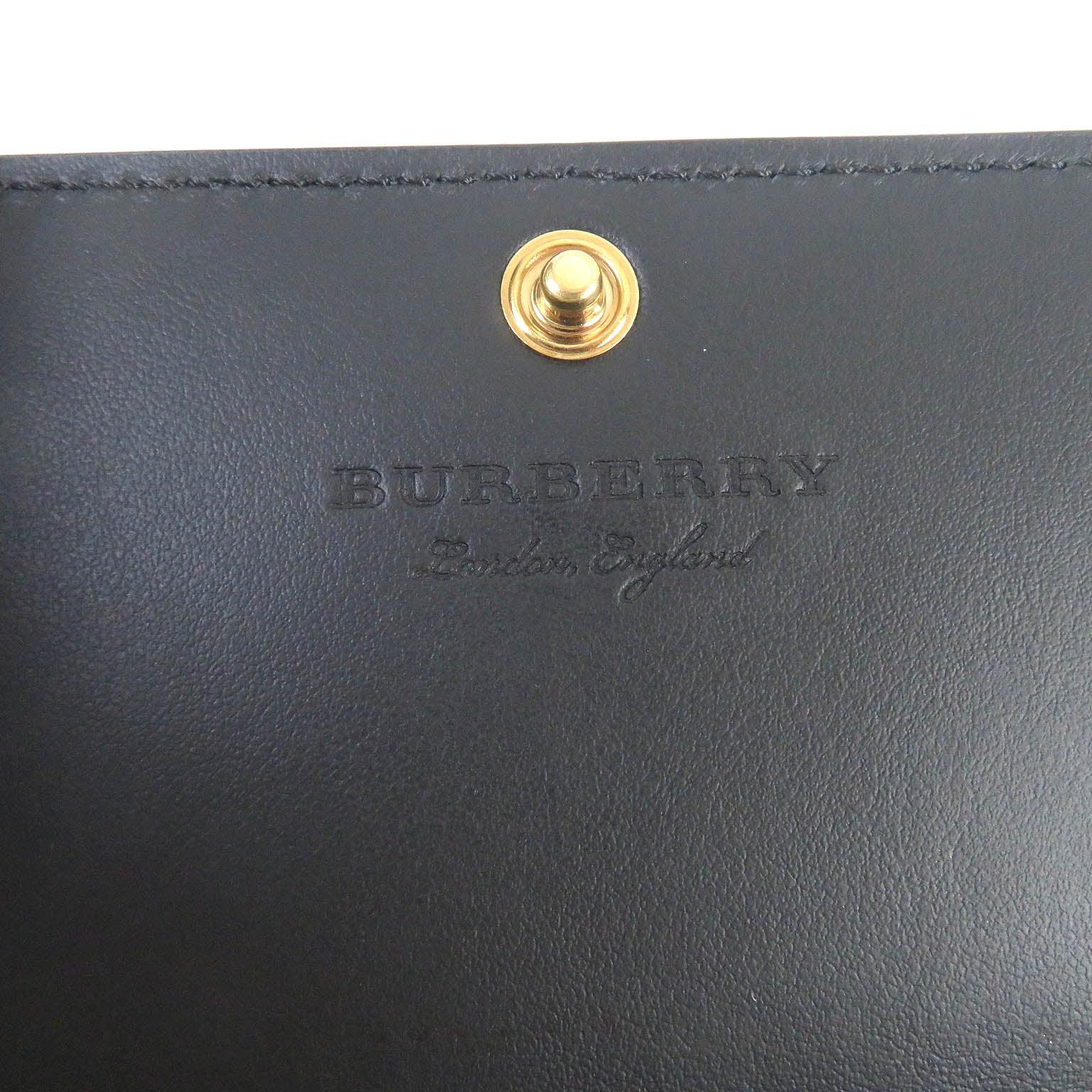 Burberry Leather Flap Long Wallet 8052834