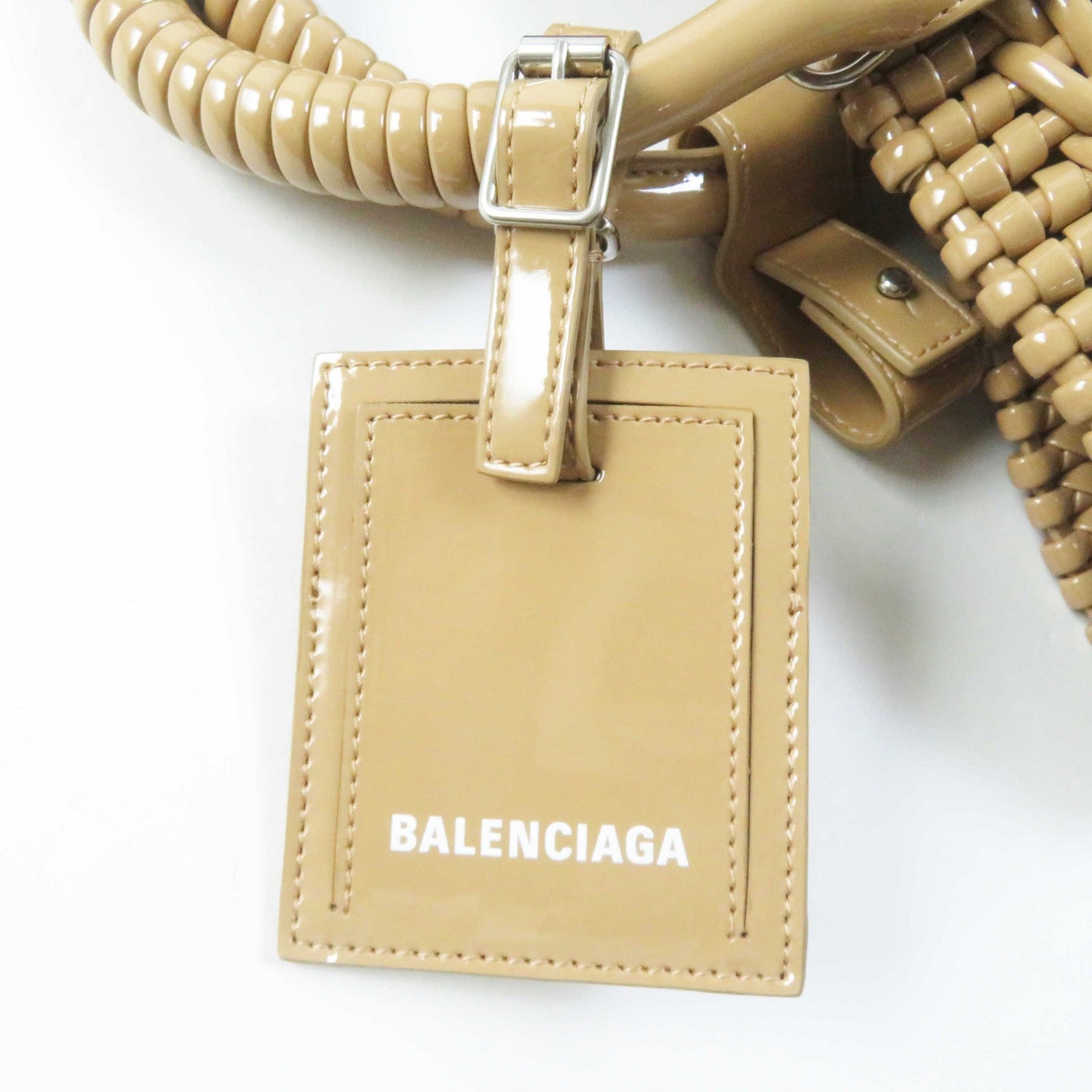 Balenciaga Bistro XS 2WAY Bucket Bag Beige