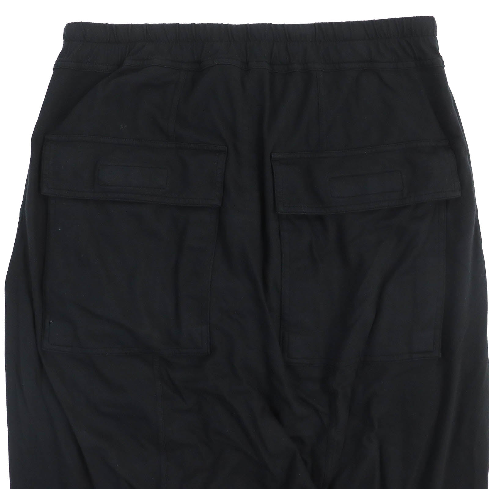 Rick Owens Cotton Drawstring Shorts Black S