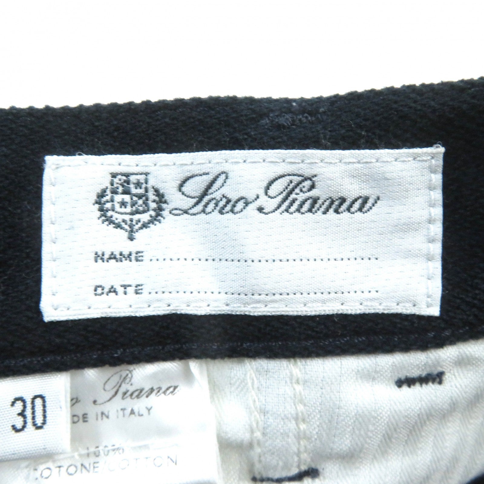 Loro Piana Cotton Corduroy Pants Dark Navy 30