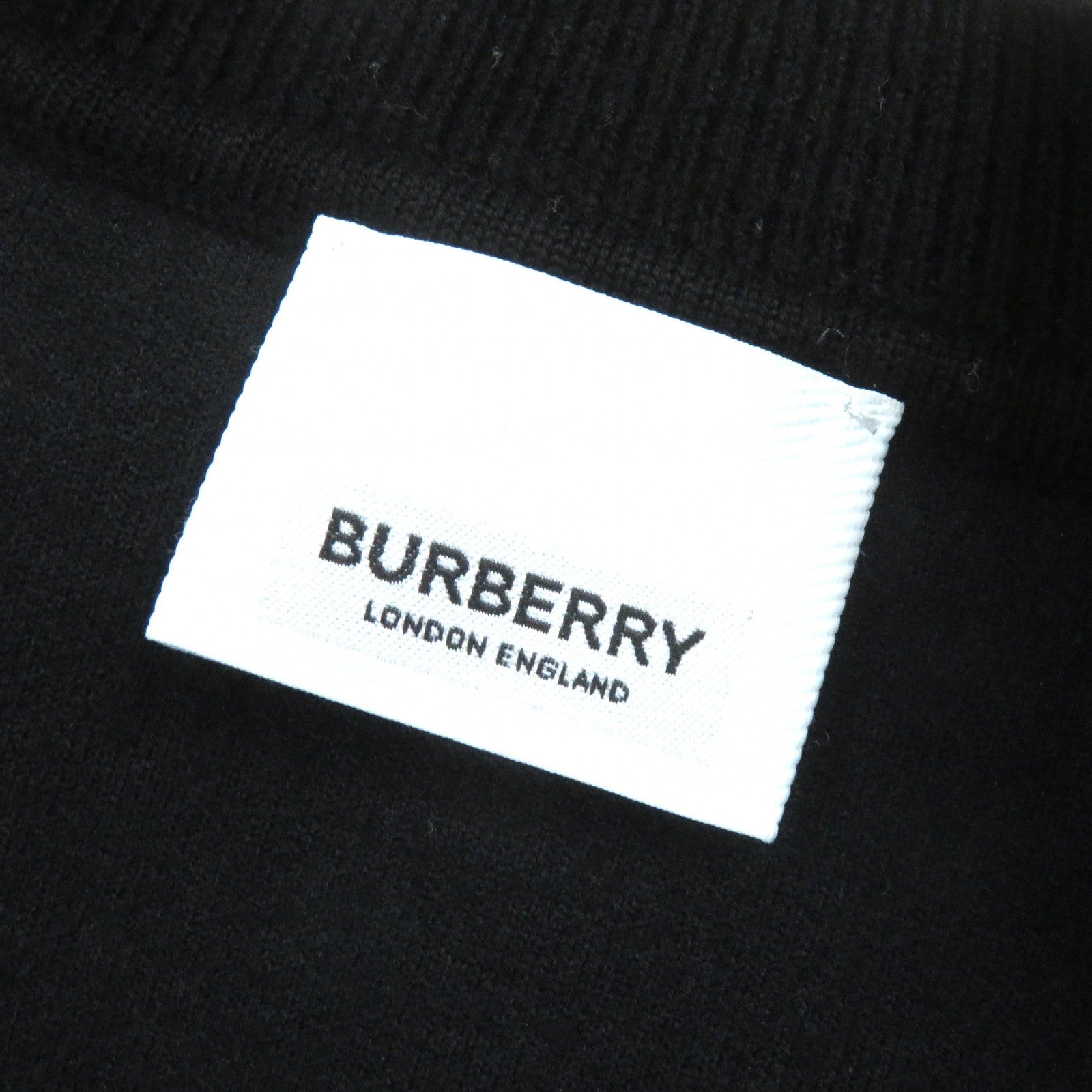 Burberry Logo Graphic Sweatshirt Black White XL