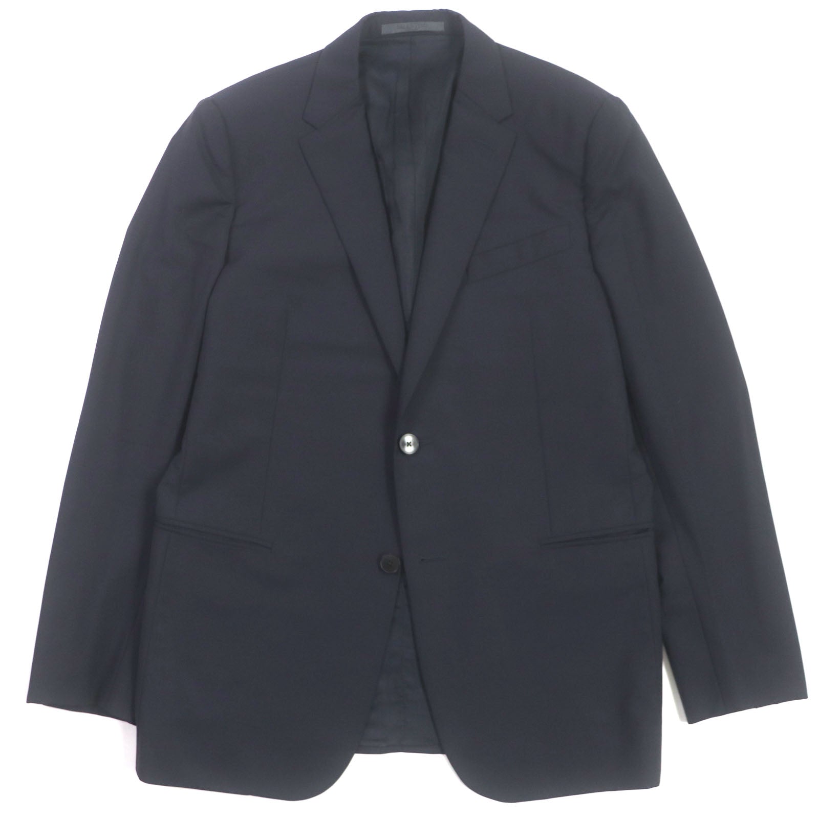 Valentino Wool Mohair Tailored Jacket Navy 48