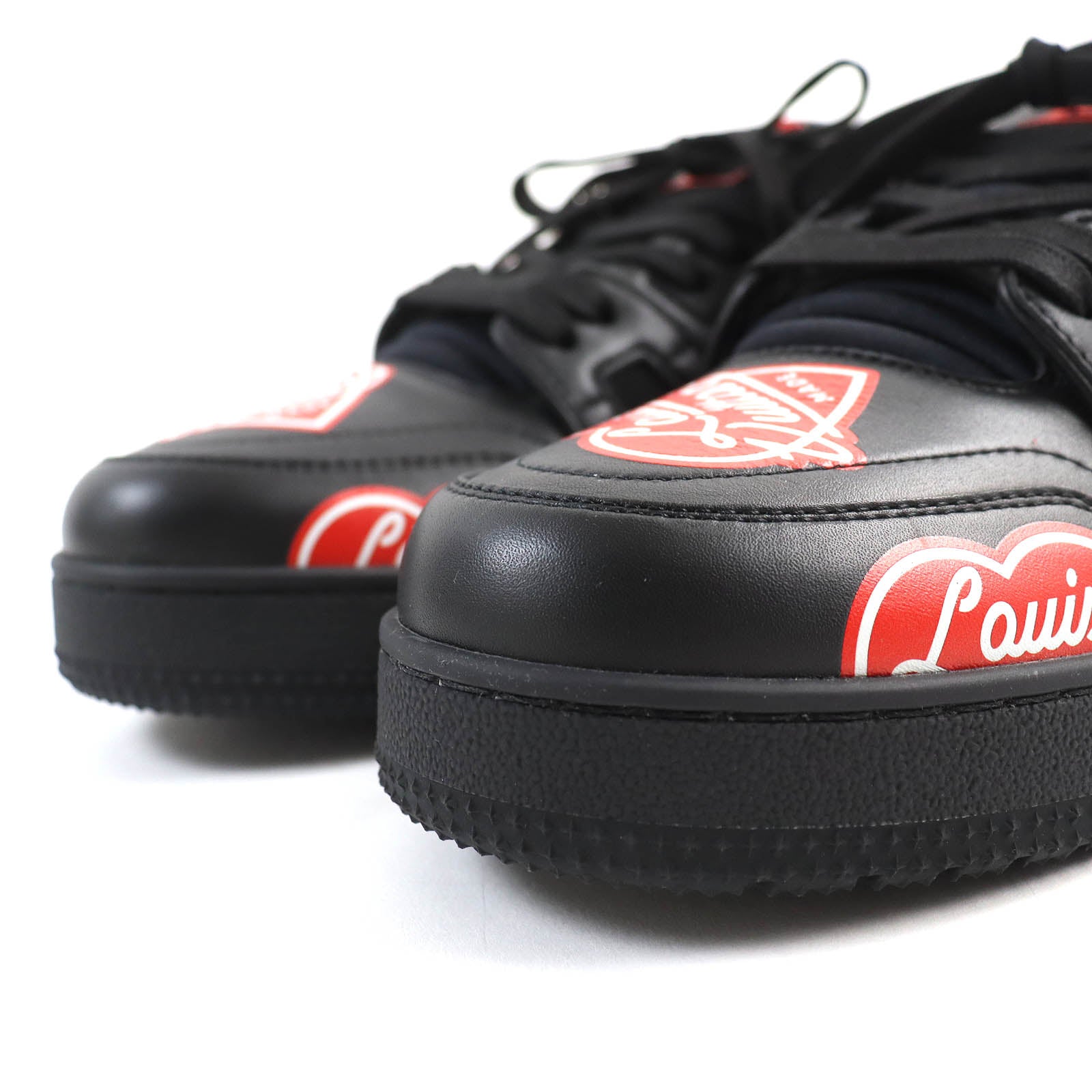 Louis Vuitton NIGO Heart Logo Leather Sneakers 7.5