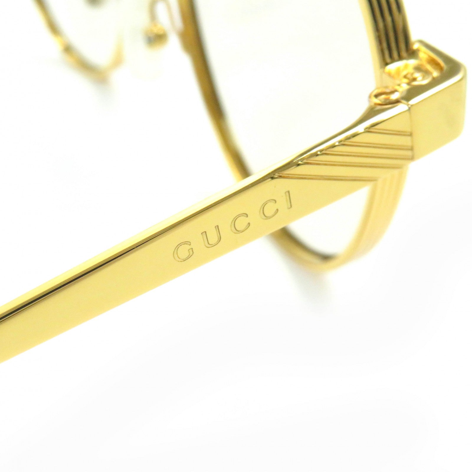 Gucci GG0872S Sunglasses Gold Off-white