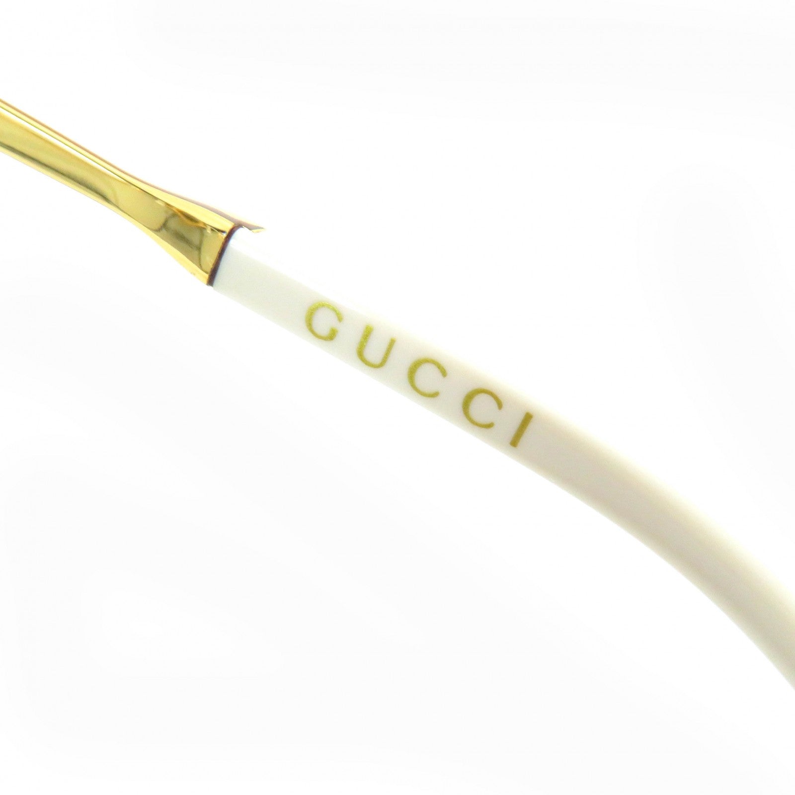 Gucci GG0872S Sunglasses Gold Off-white