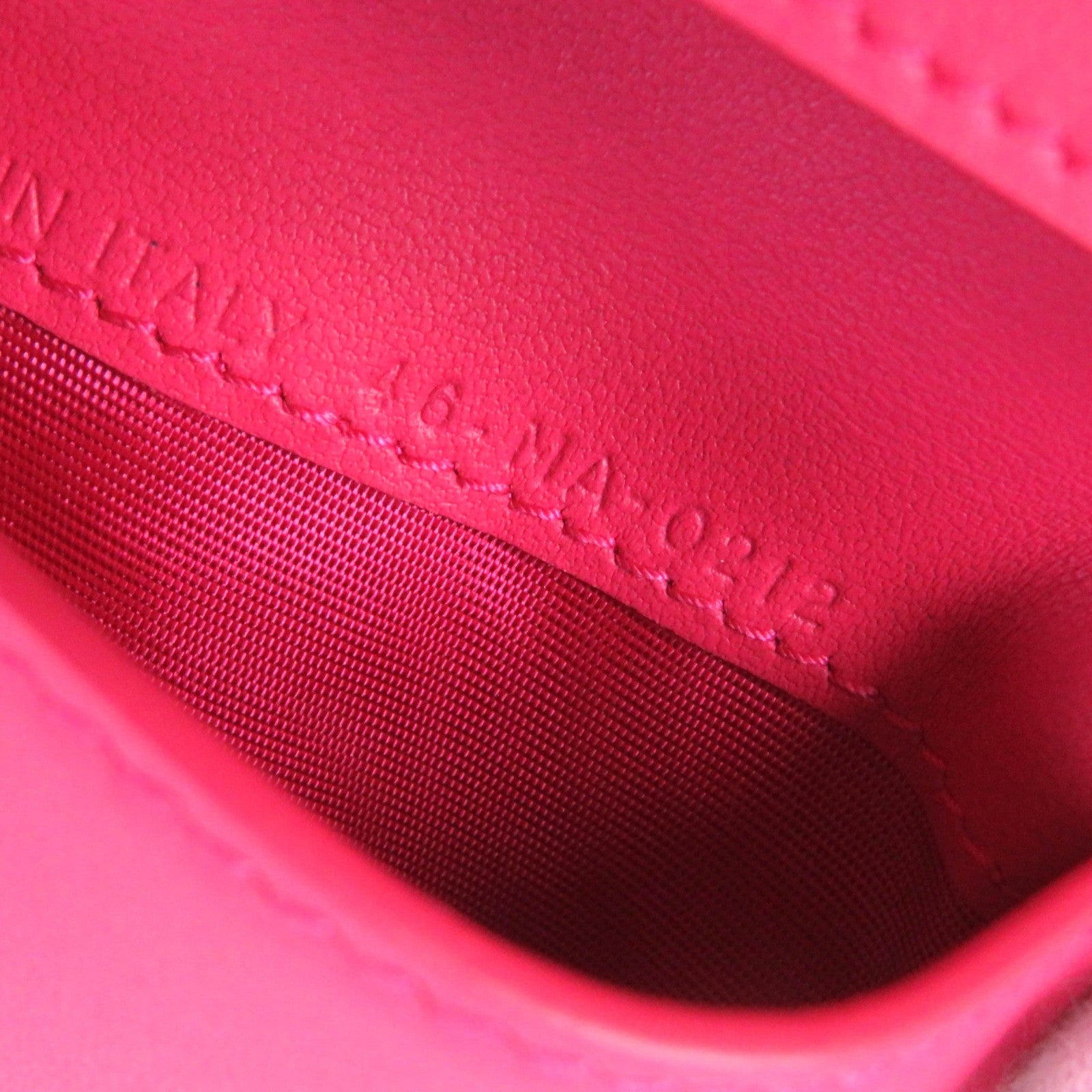 Dior Saddle Lotus Leather Wallet Red