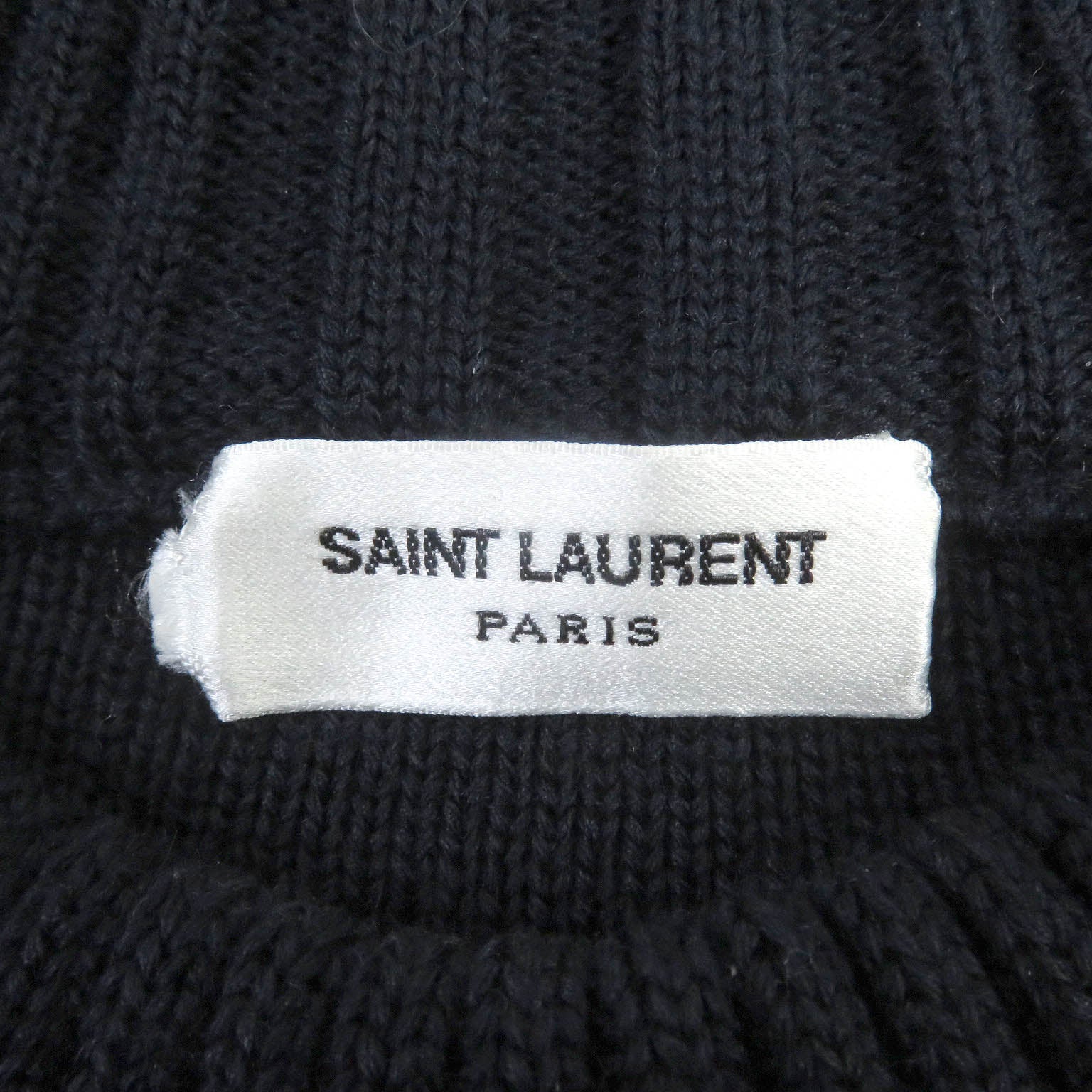 Saint Laurent Cotton Wool Knit Sweater XS