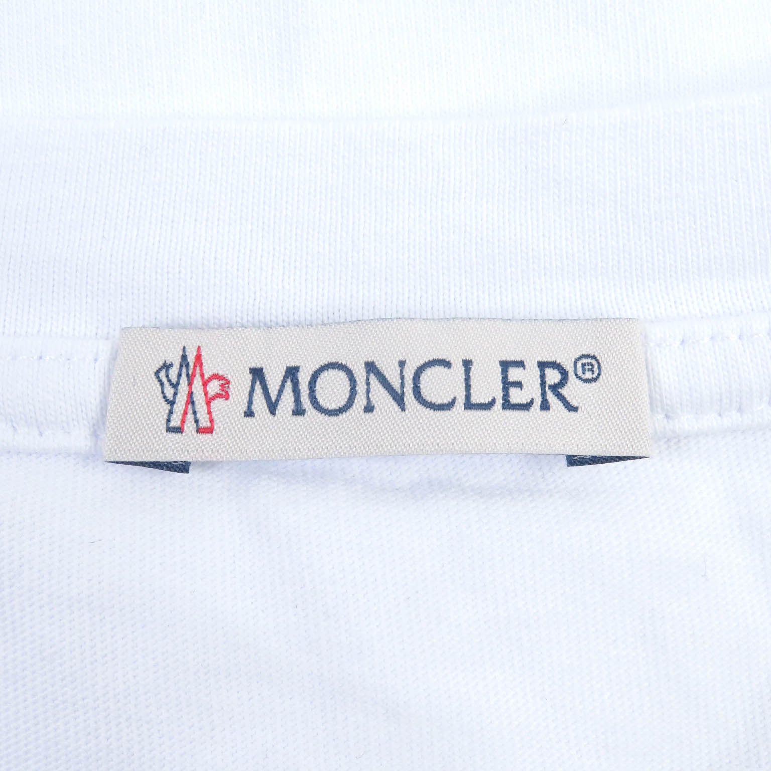 Moncler Cotton Crew Neck T-shirt White S