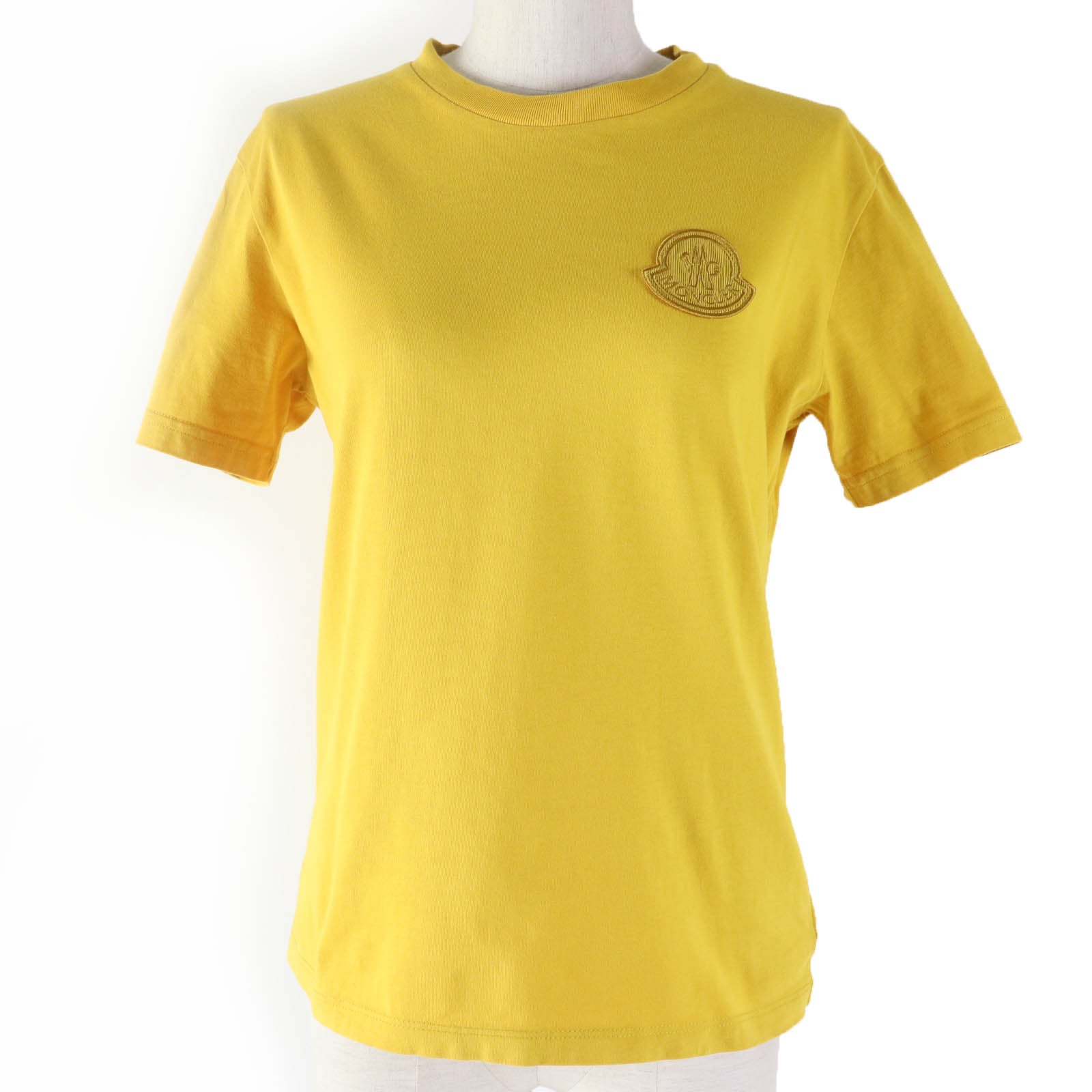 Moncler Cotton T-Shirt Mustard XS Women