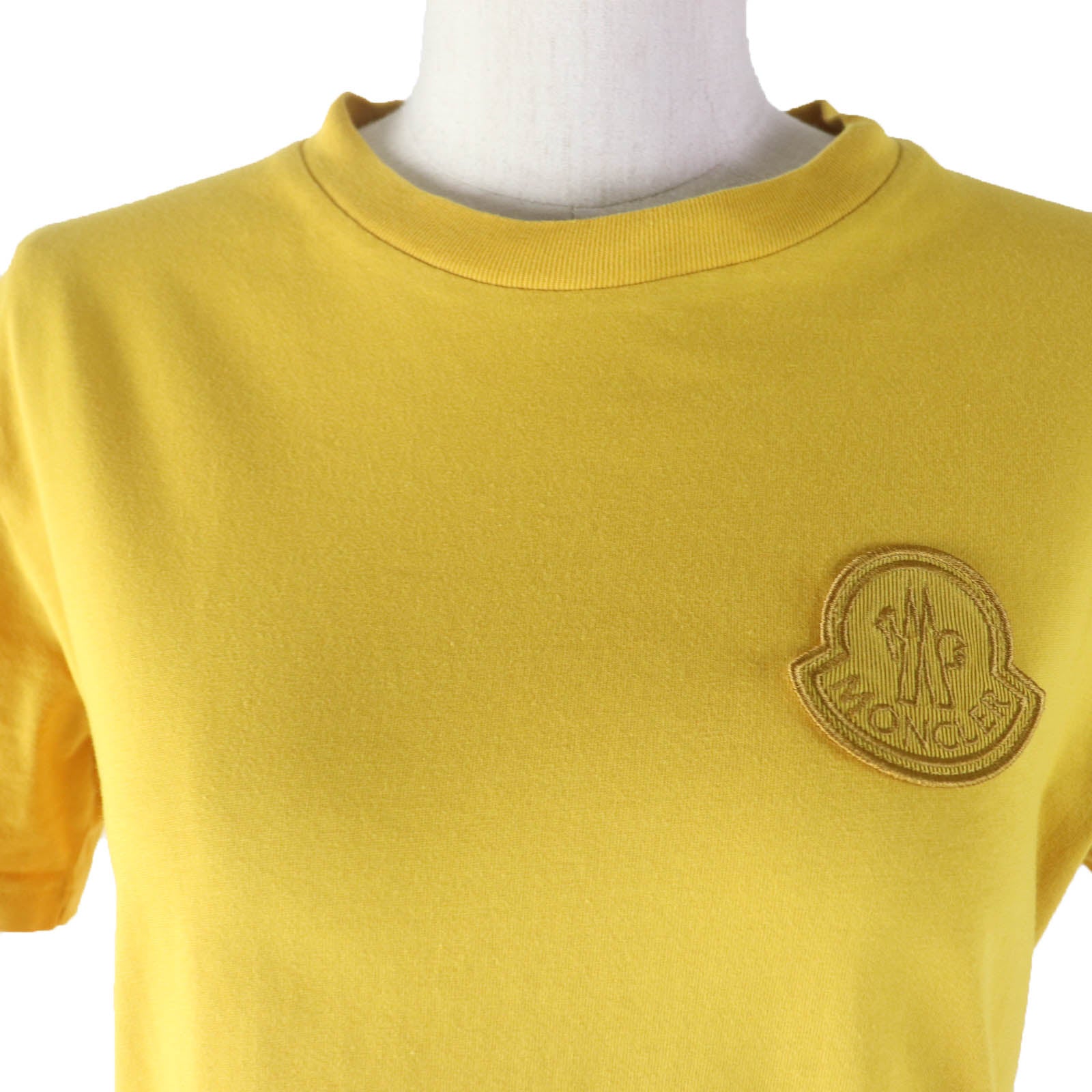 Moncler Cotton T-Shirt Mustard XS Women