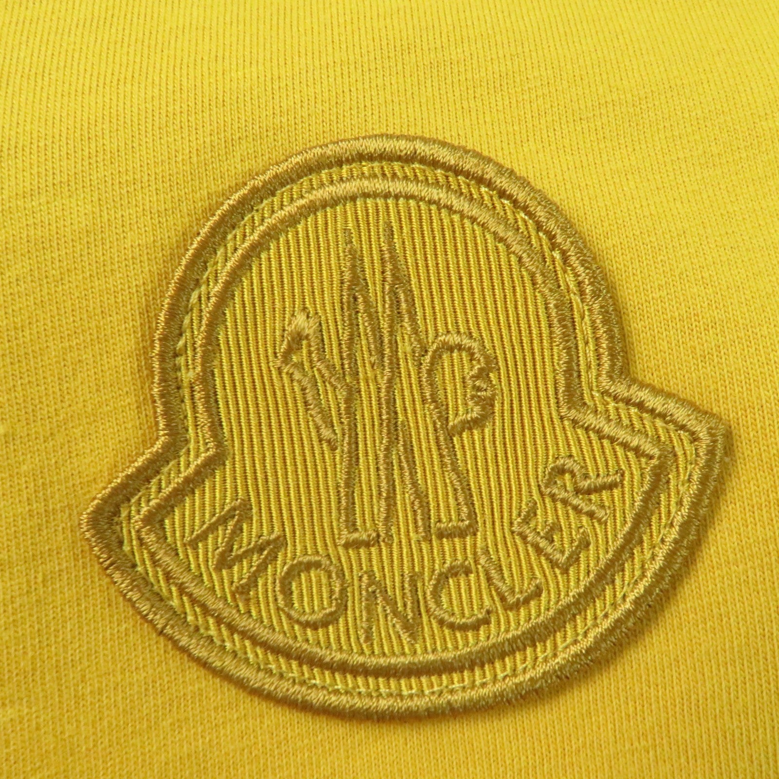 Moncler Cotton T-Shirt Mustard XS Women