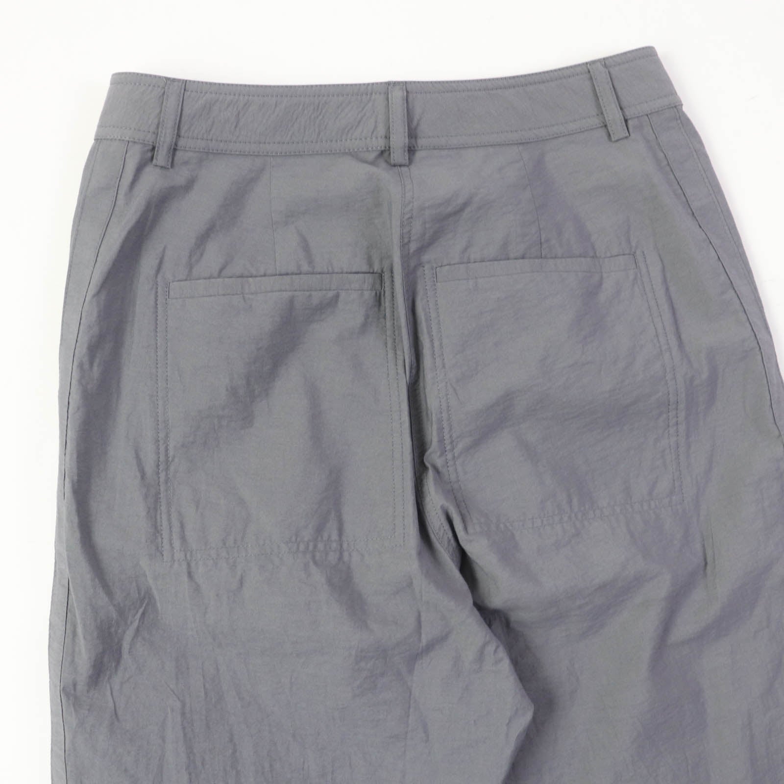 Loewe Cotton Nylon Design Pants Gray 34 Women