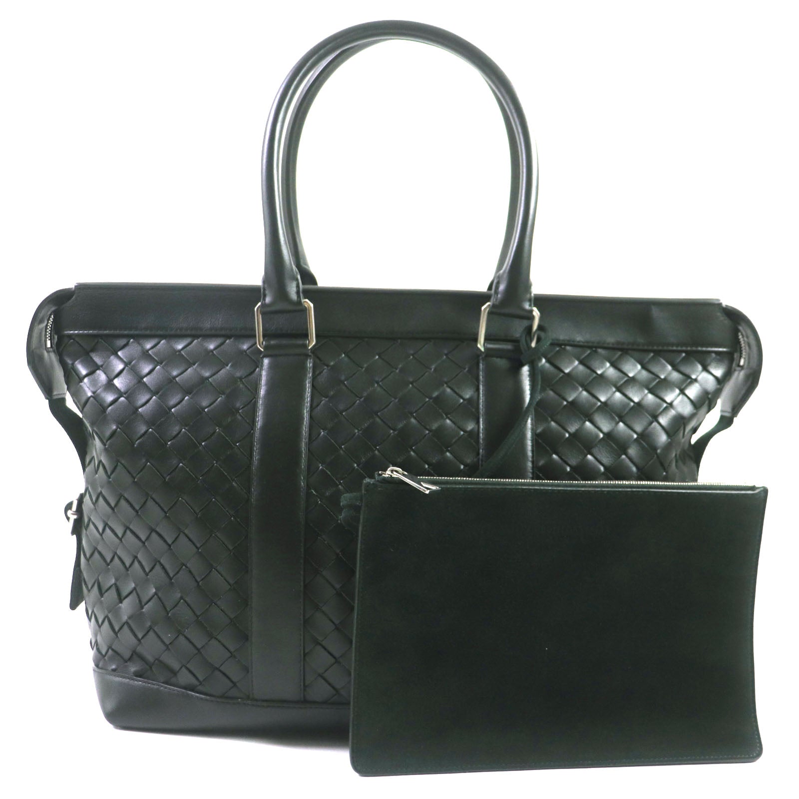 Bottega Veneta Leather Intrecciato Tote Bag