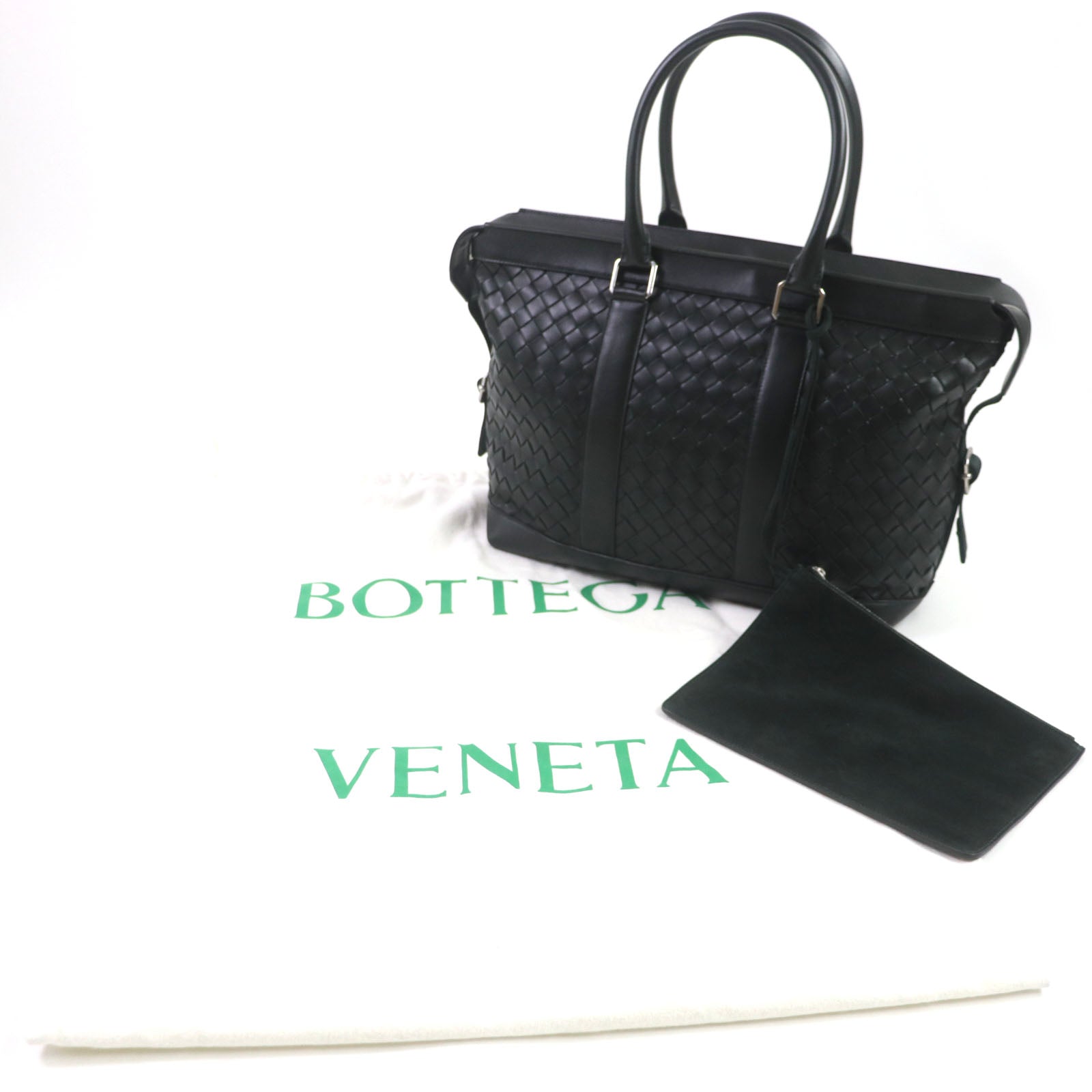 Bottega Veneta Leather Intrecciato Tote Bag