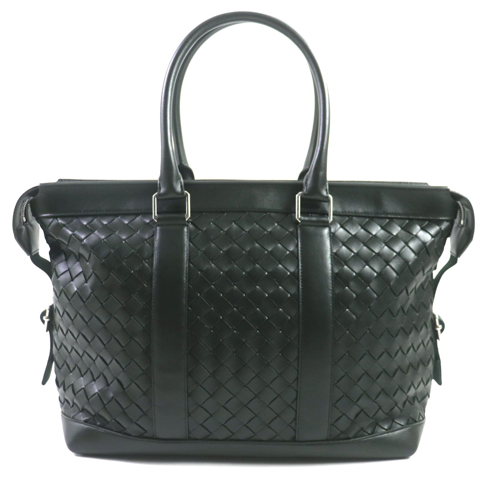 Bottega Veneta Leather Intrecciato Tote Bag