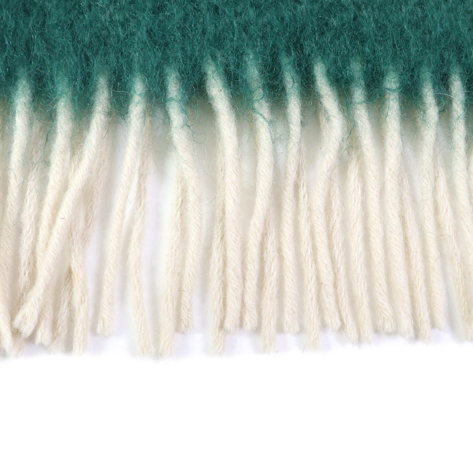 Loewe Mohair Wool Anagram Logo Fringe Scarf