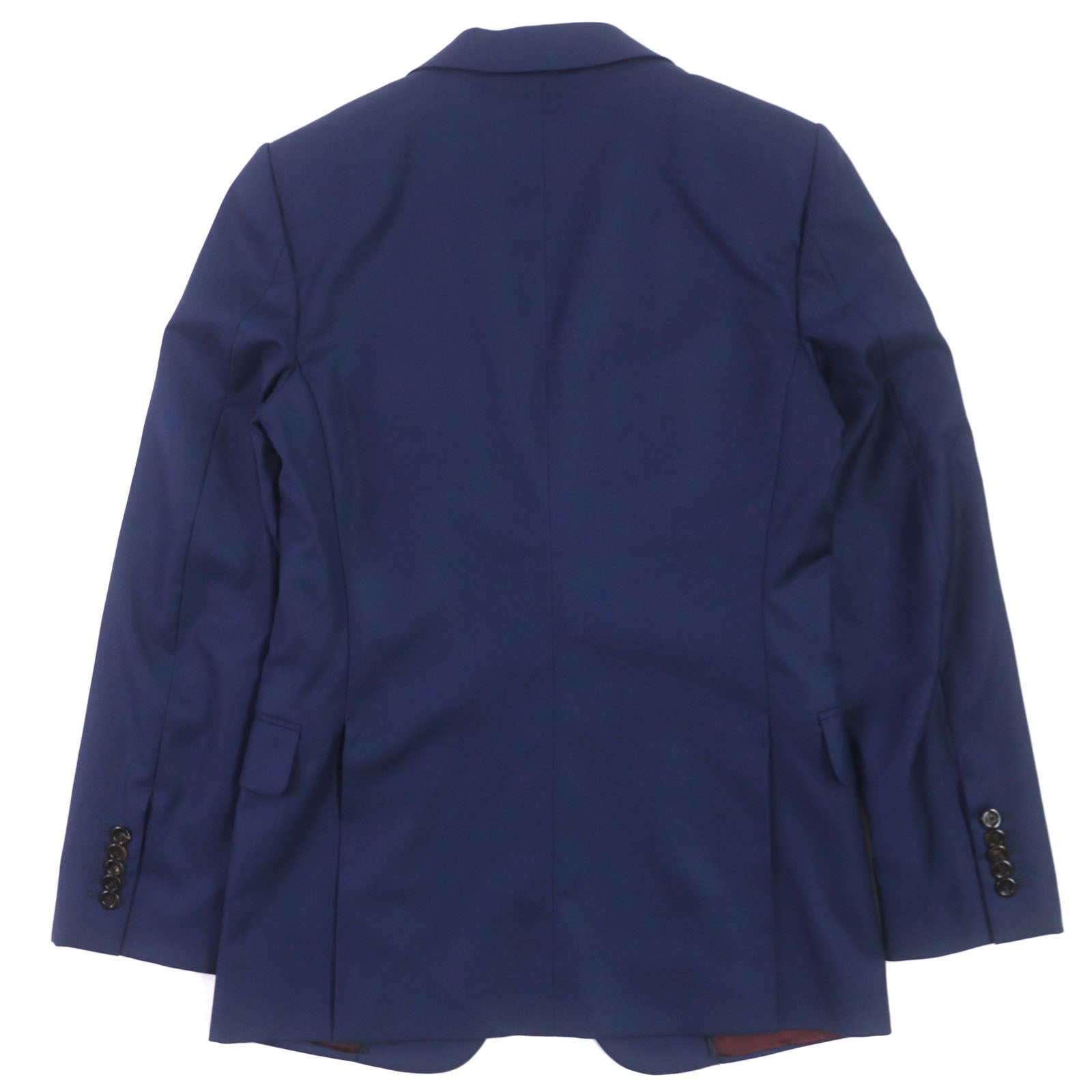 Gucci Wool Nylon Logo Button Suit Navy 44