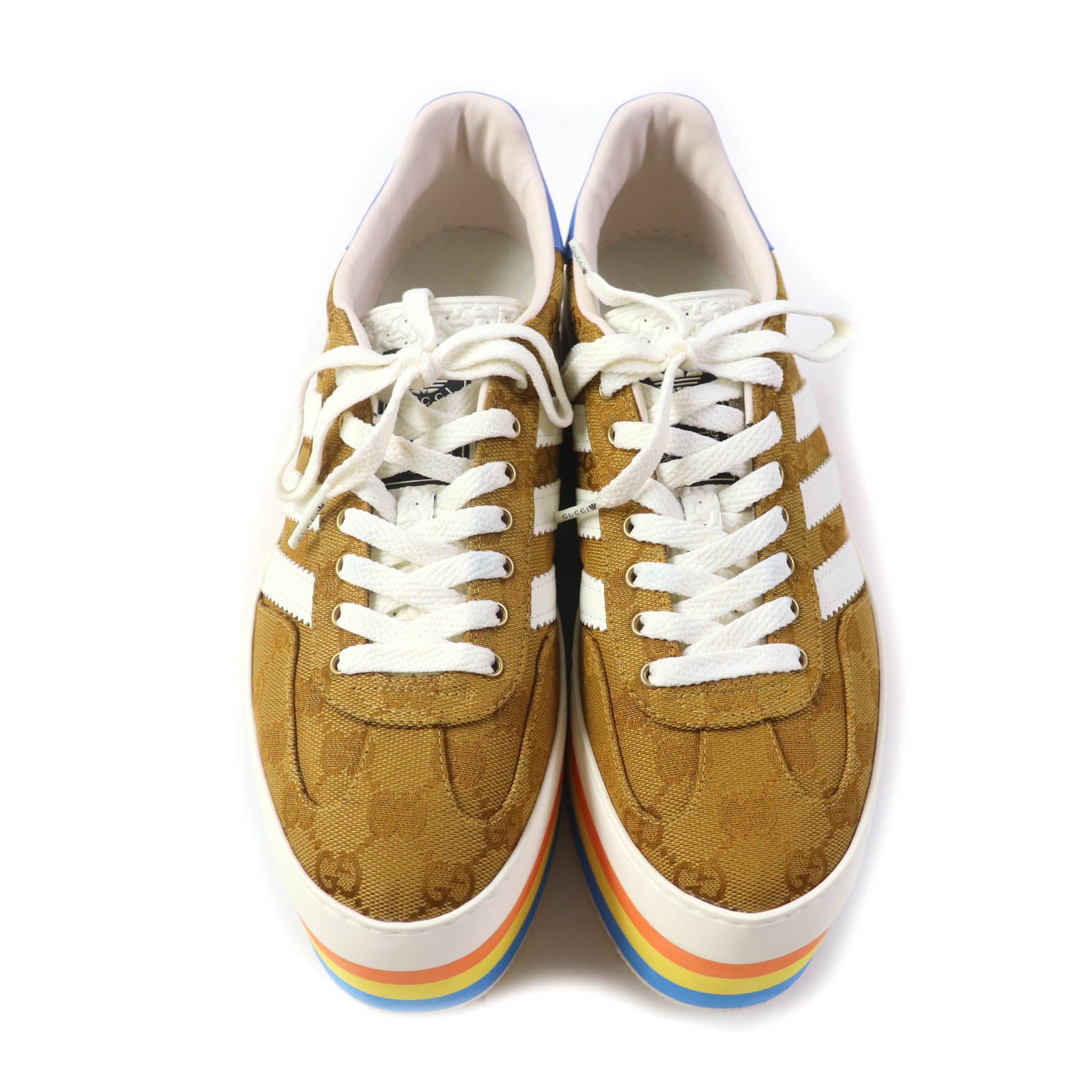 Gucci Gazelle GG Canvas Platform Sneakers