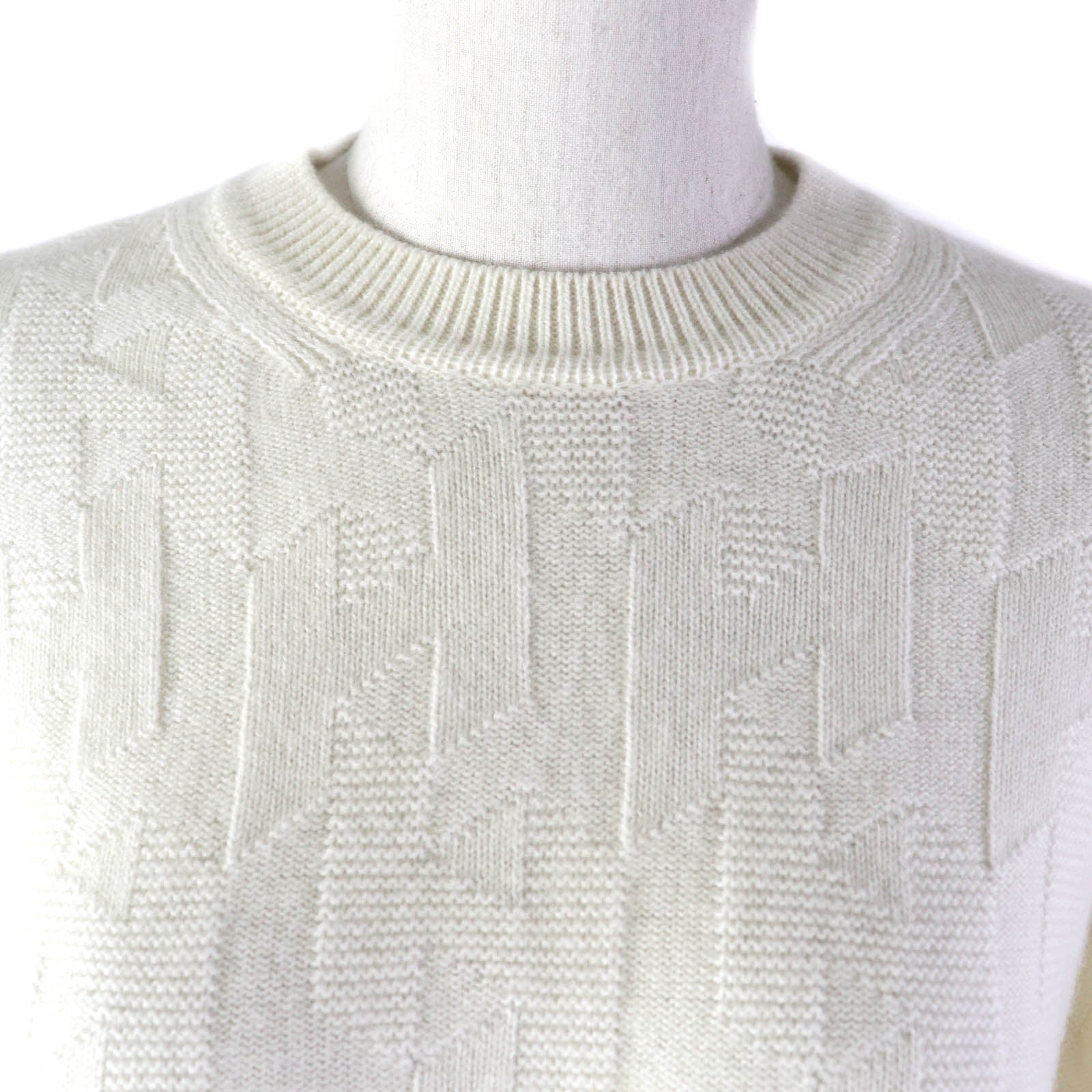 Hermes Wool H Design Crew Neck Knit Sweater