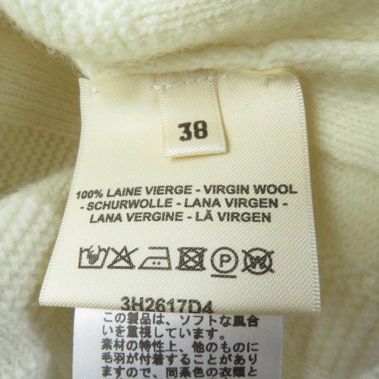 Hermes Wool H Design Crew Neck Knit Sweater