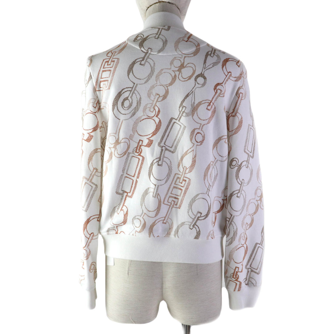 Hermes De Re Boucl Teddy Cotton Blouson Jacket