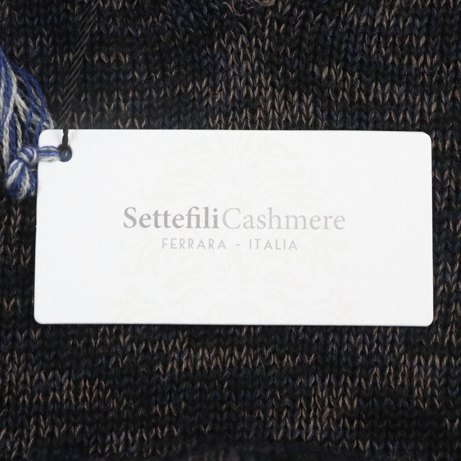 Settefili Cashmere Linen Cotton Sweater Black