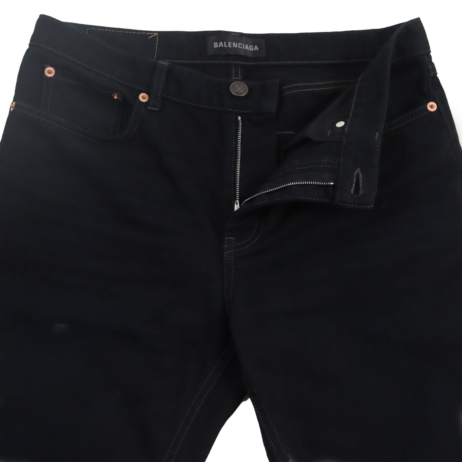 Balenciaga Super Fitted Jeans Black 30