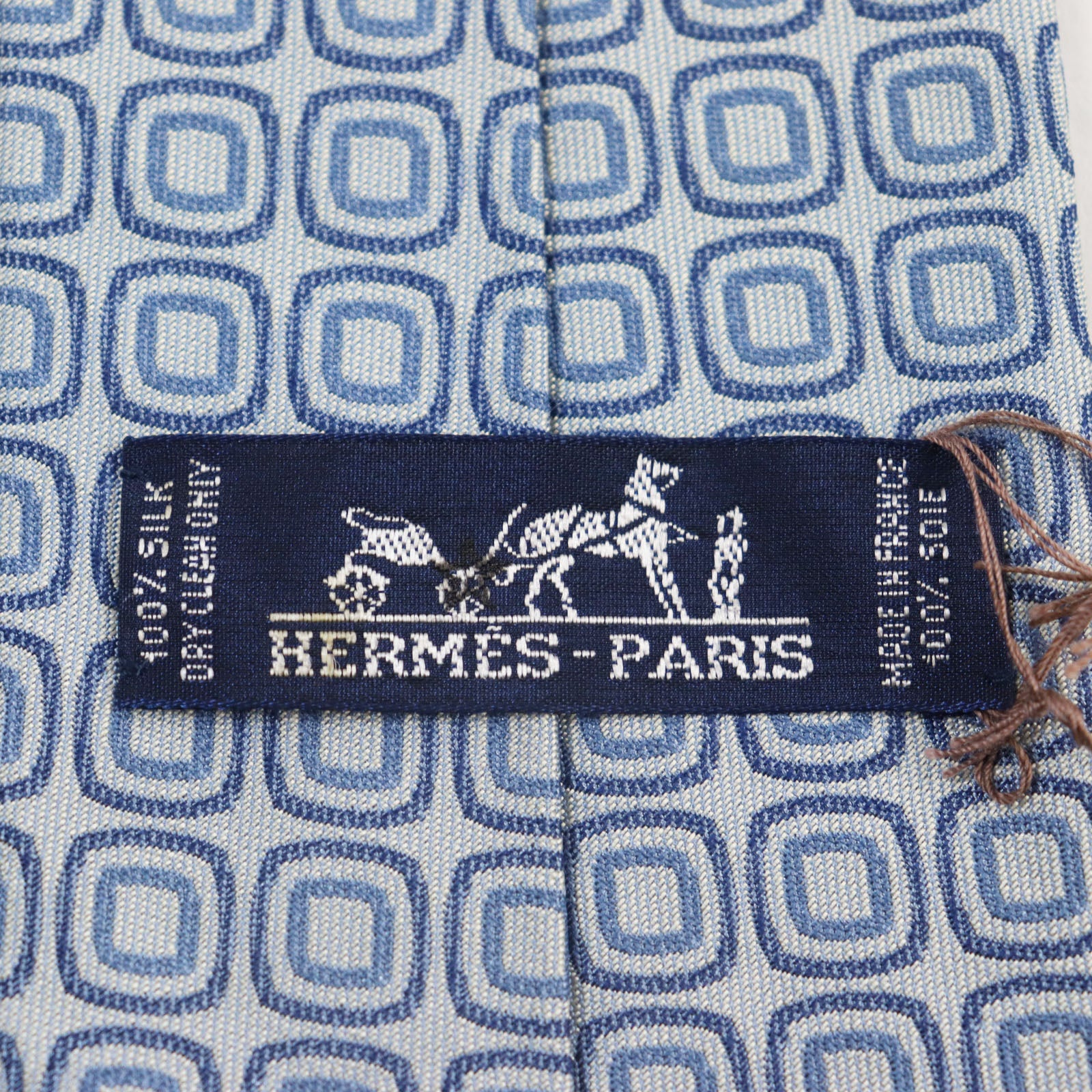 Hermes Silk Tie 100% Made in France