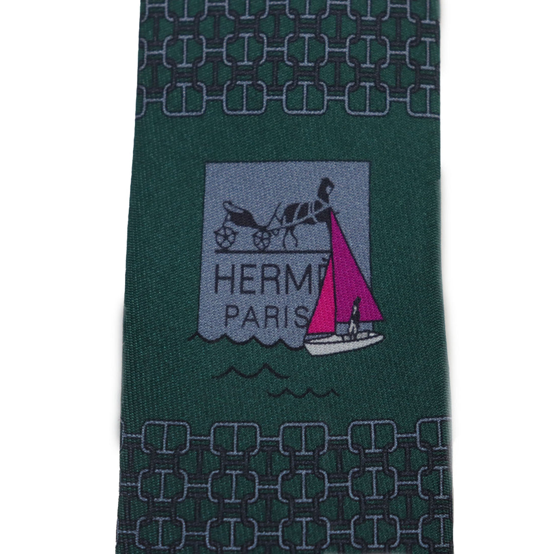 Hermes Silk Tie MAILLONS EN VOGUE