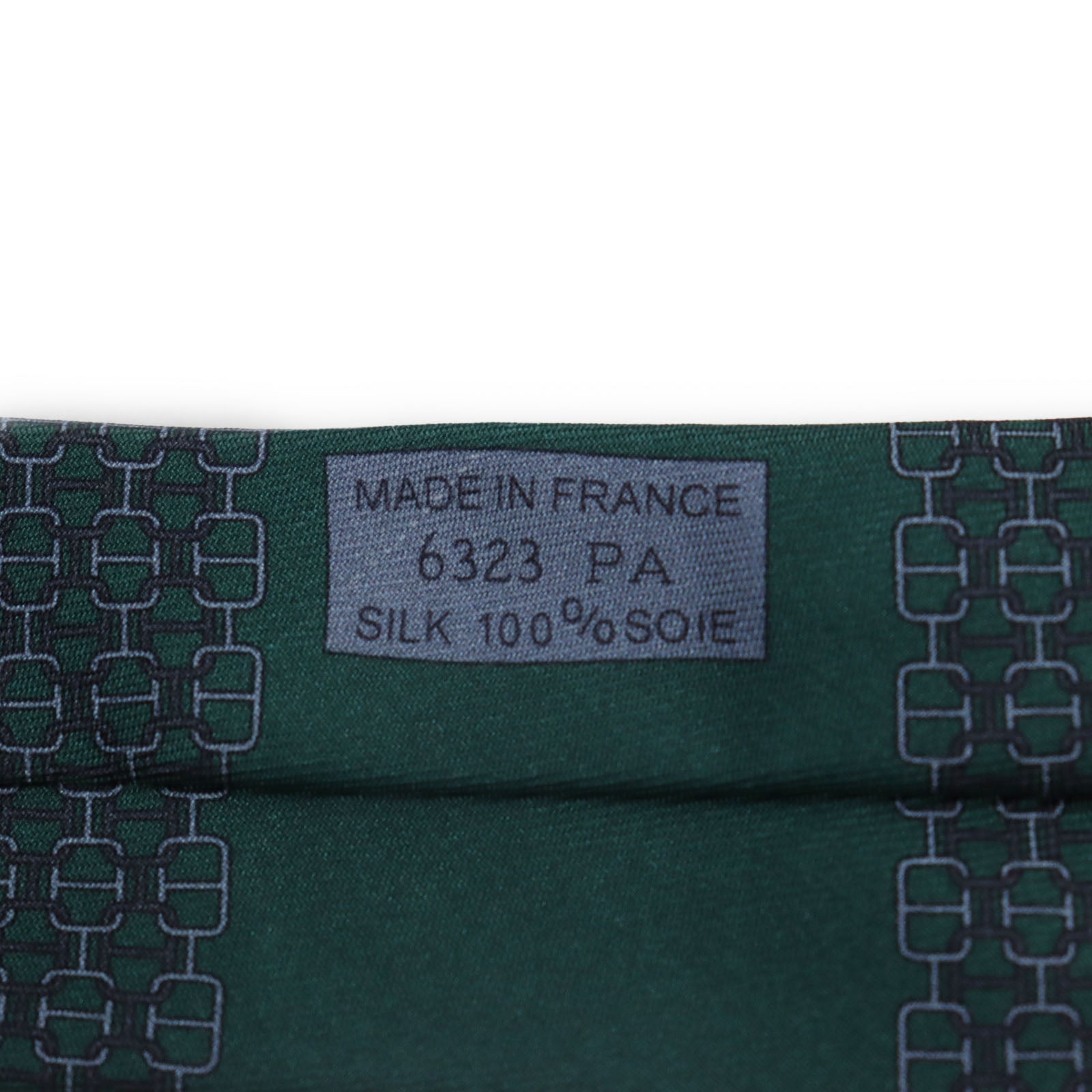 HERMES Silk Tie MAILLONS EN VOGUE