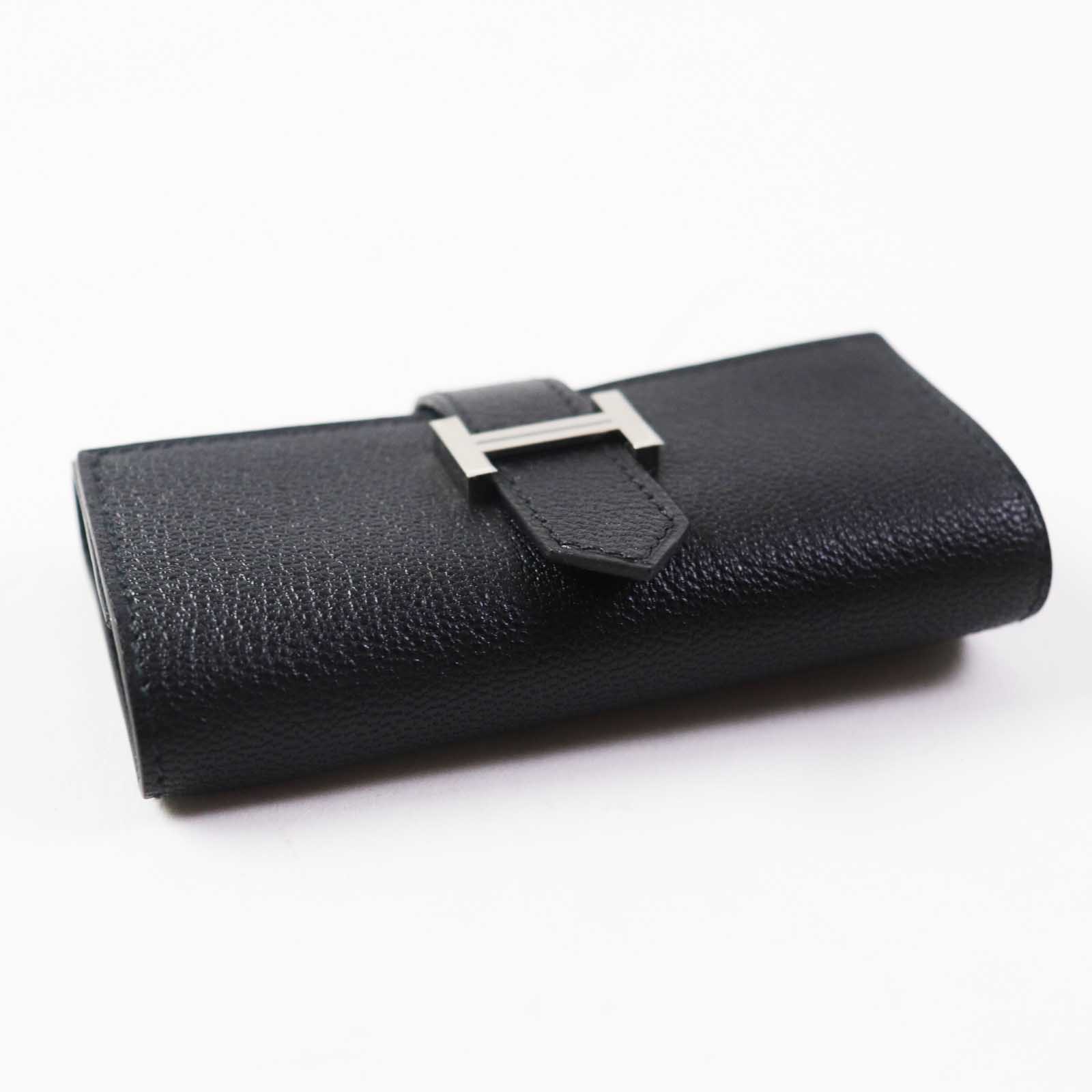 Hermes Chevre 4-piece Key Holder Black