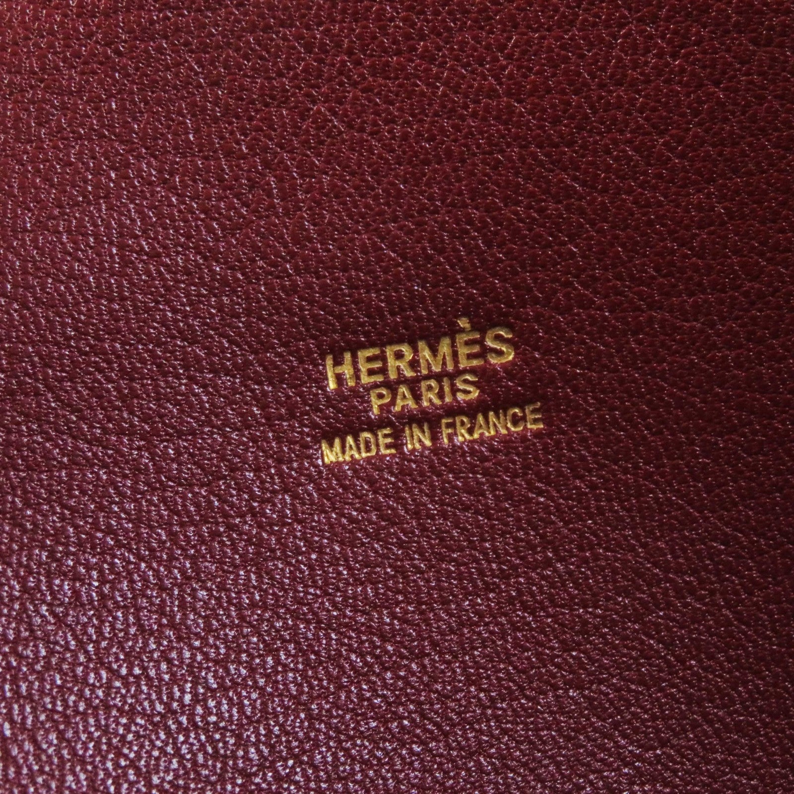 HERMES Escapada Tote Bag Box Calf E 2001