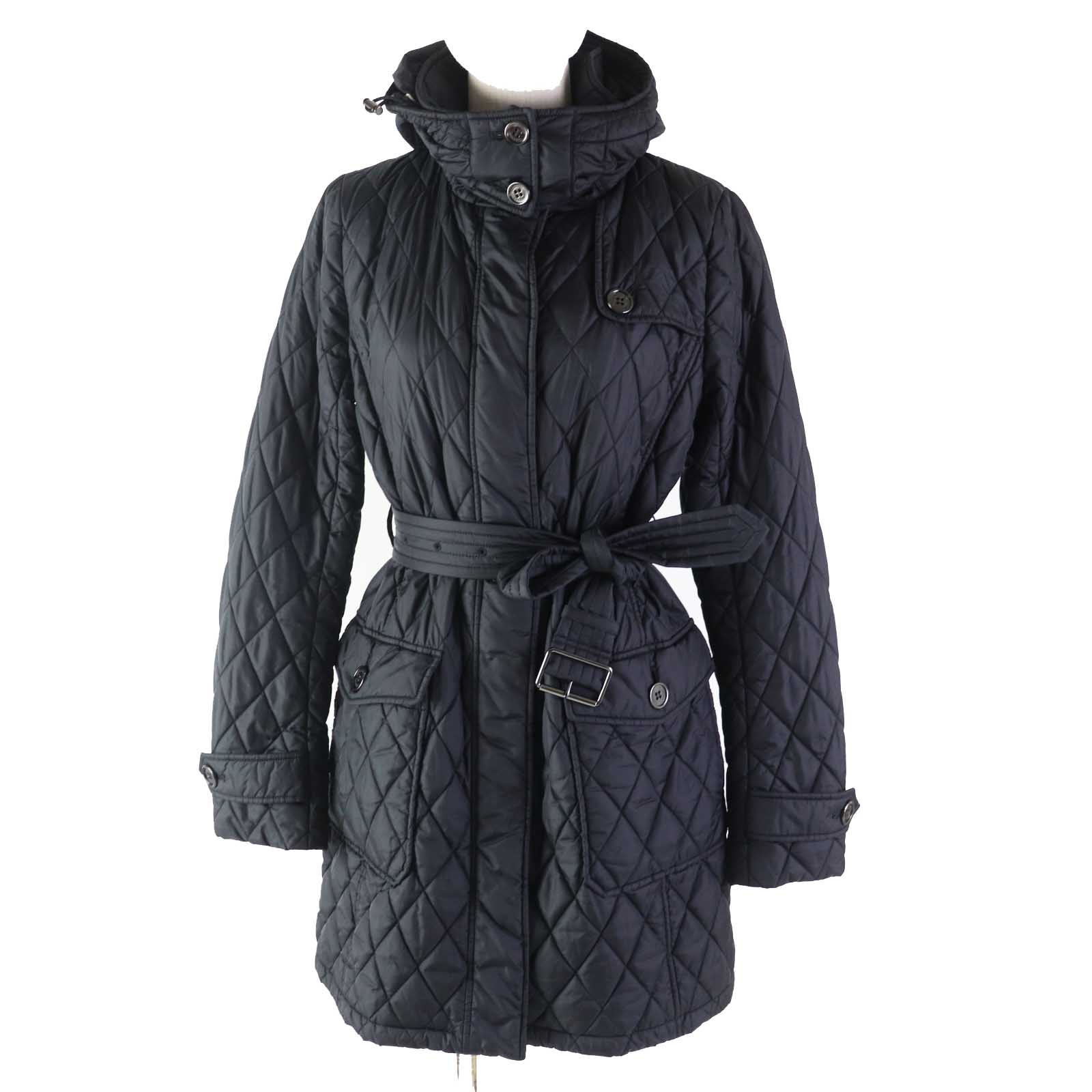 Burberry Quilting Coat Black Women