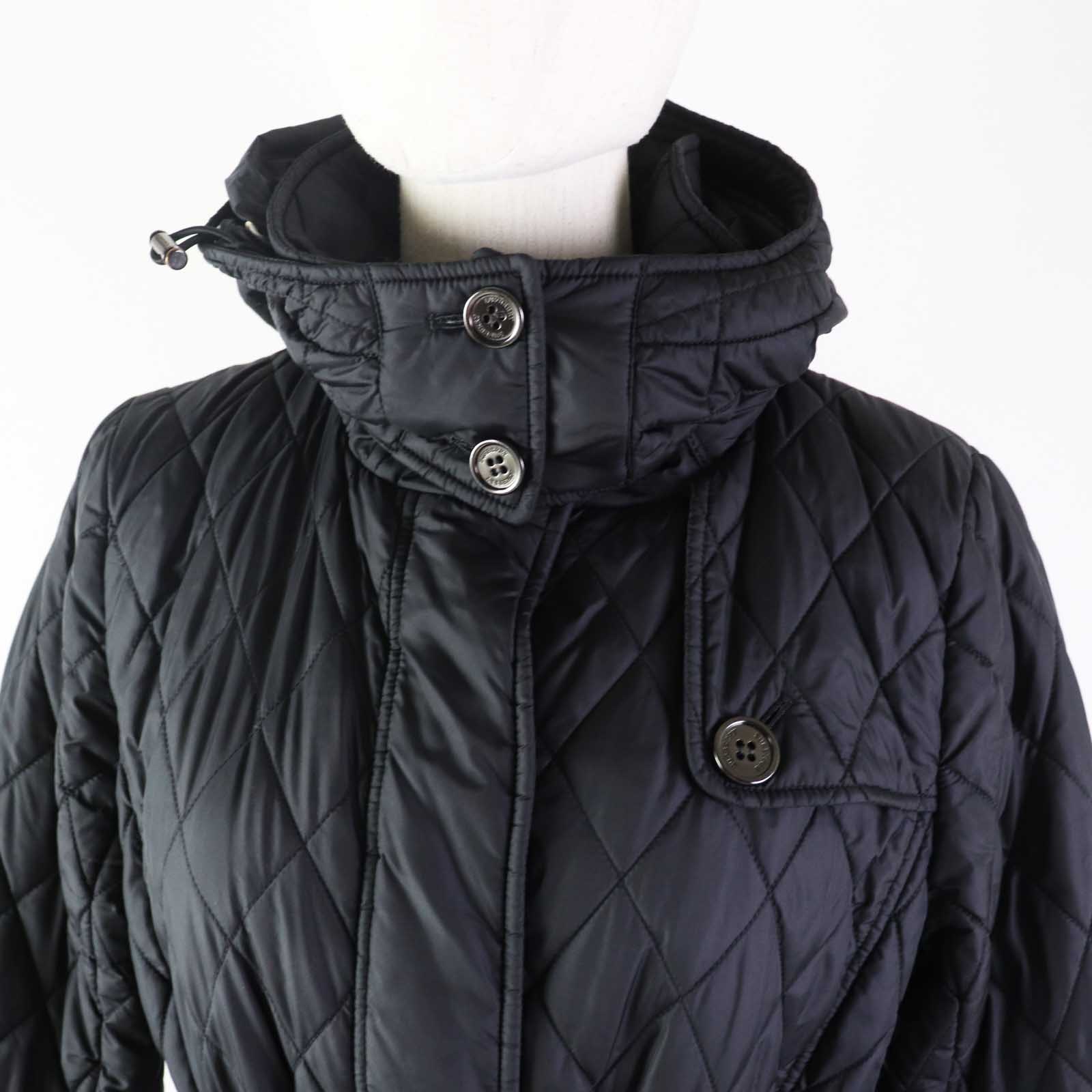 Burberry Quilting Coat Black Women