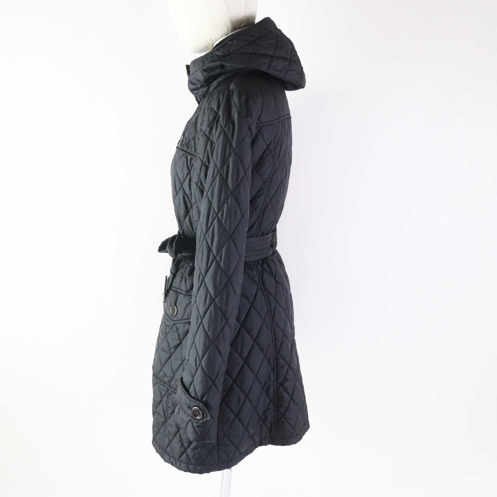 Burberry Quilting Coat Black Women