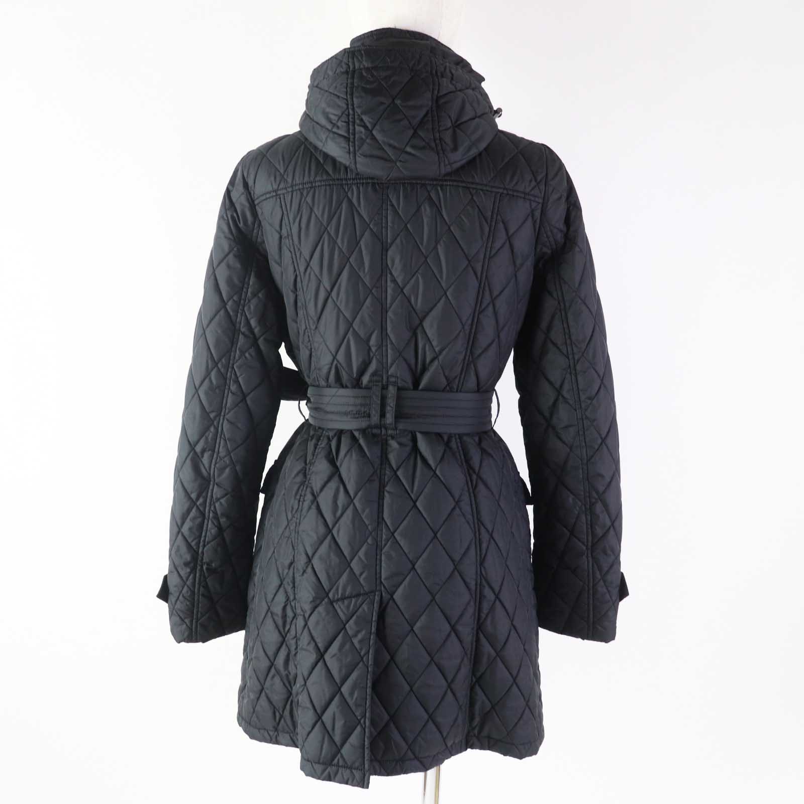 Burberry Quilting Coat Black Women