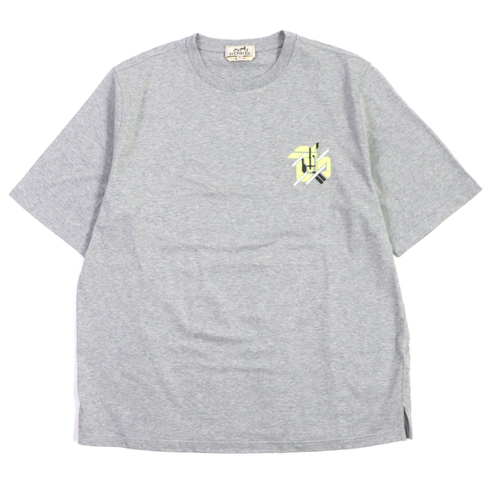 Hermes Chevaux en Symmetry T-shirt Gray M