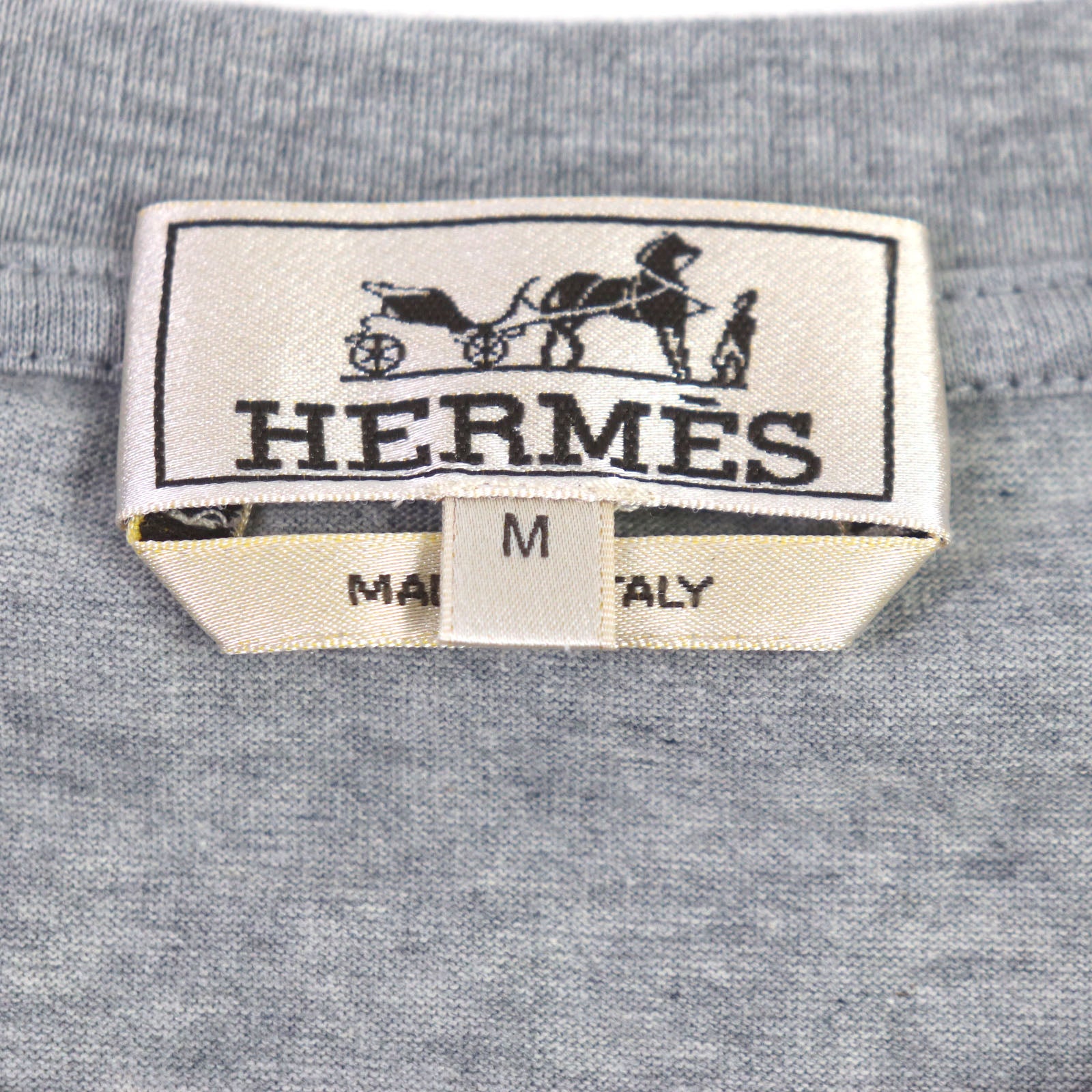 Hermes Chevaux en Symmetry T-shirt Gray M