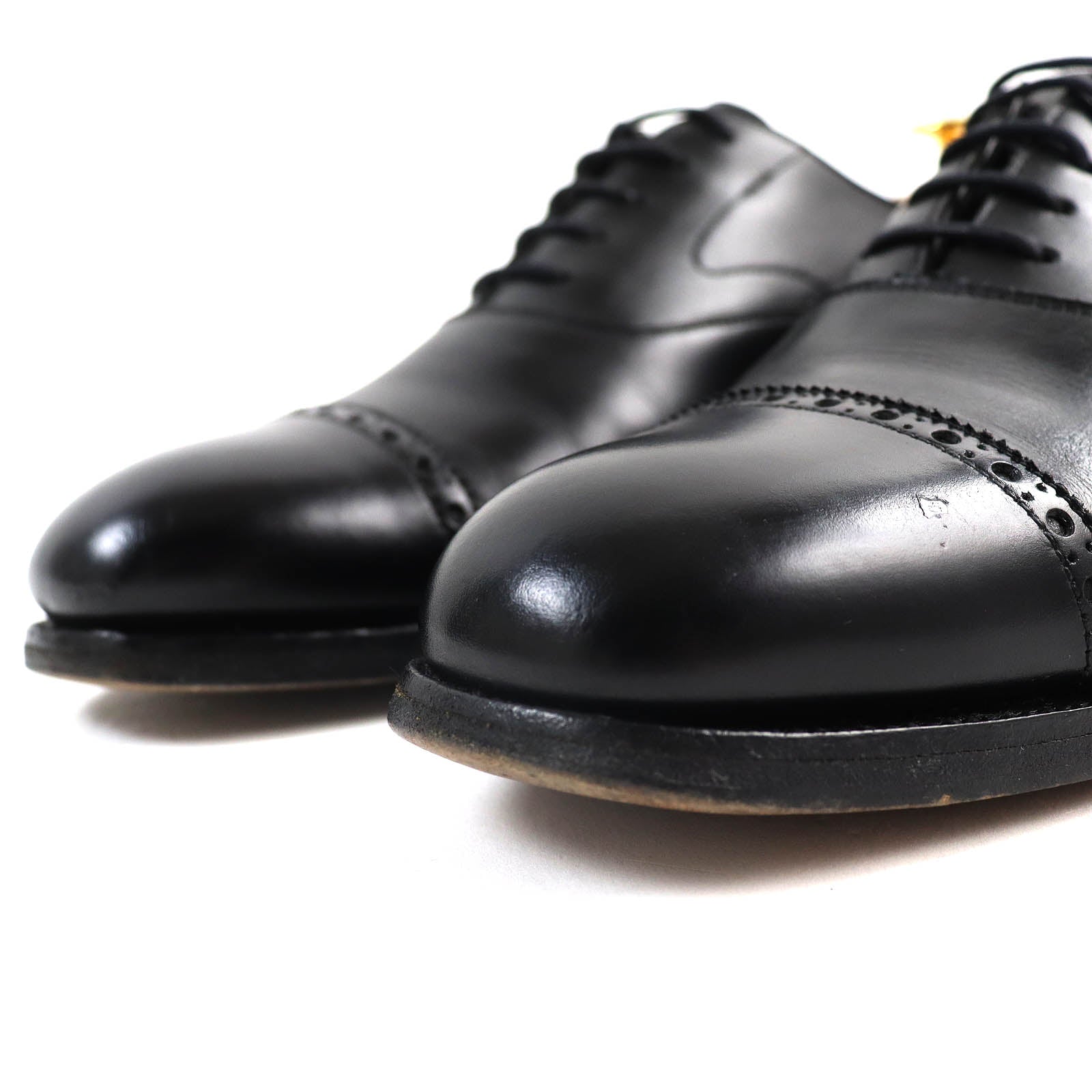 EDWARD GREEN Berkeley Cap Toe Leather Shoes