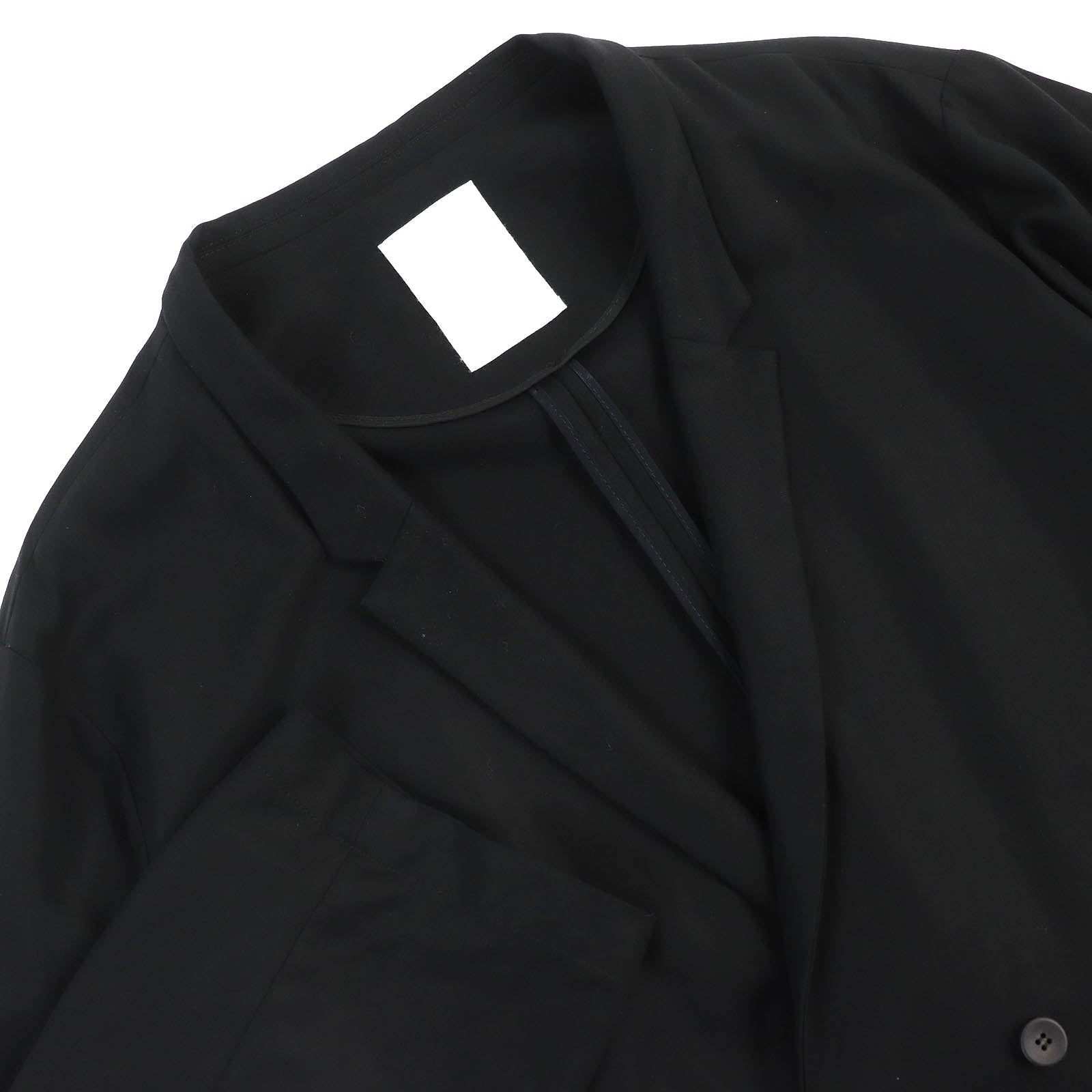 Whowhat Cotton Double Wide Jacket Black M